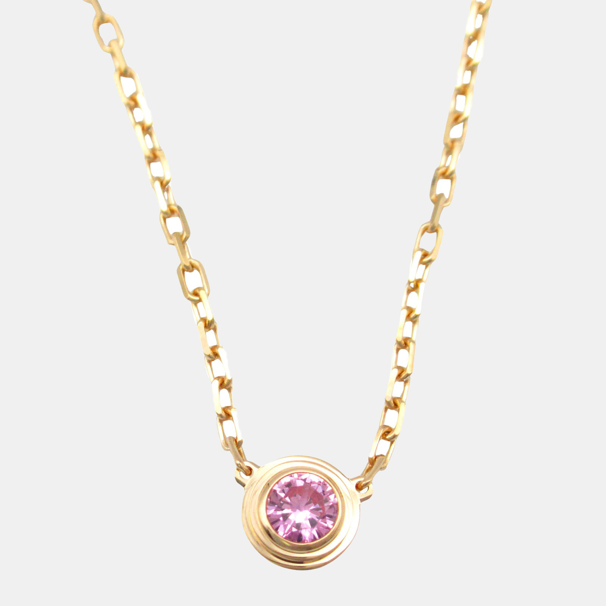 

Cartier 18K Rose Gold D'Amour Pink Sapphire Necklace