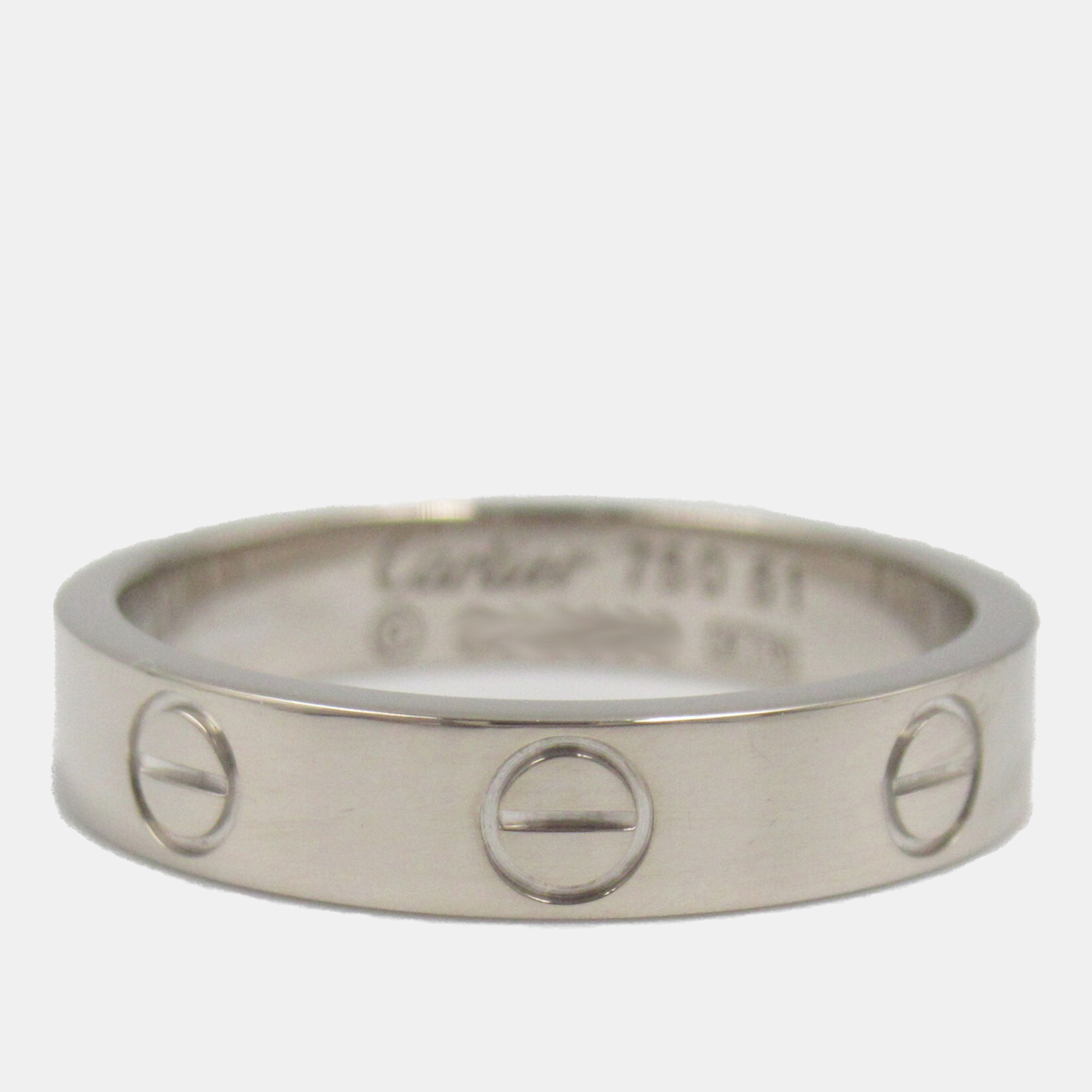 

Cartier 18K White Gold Mini Love Ring EU 51