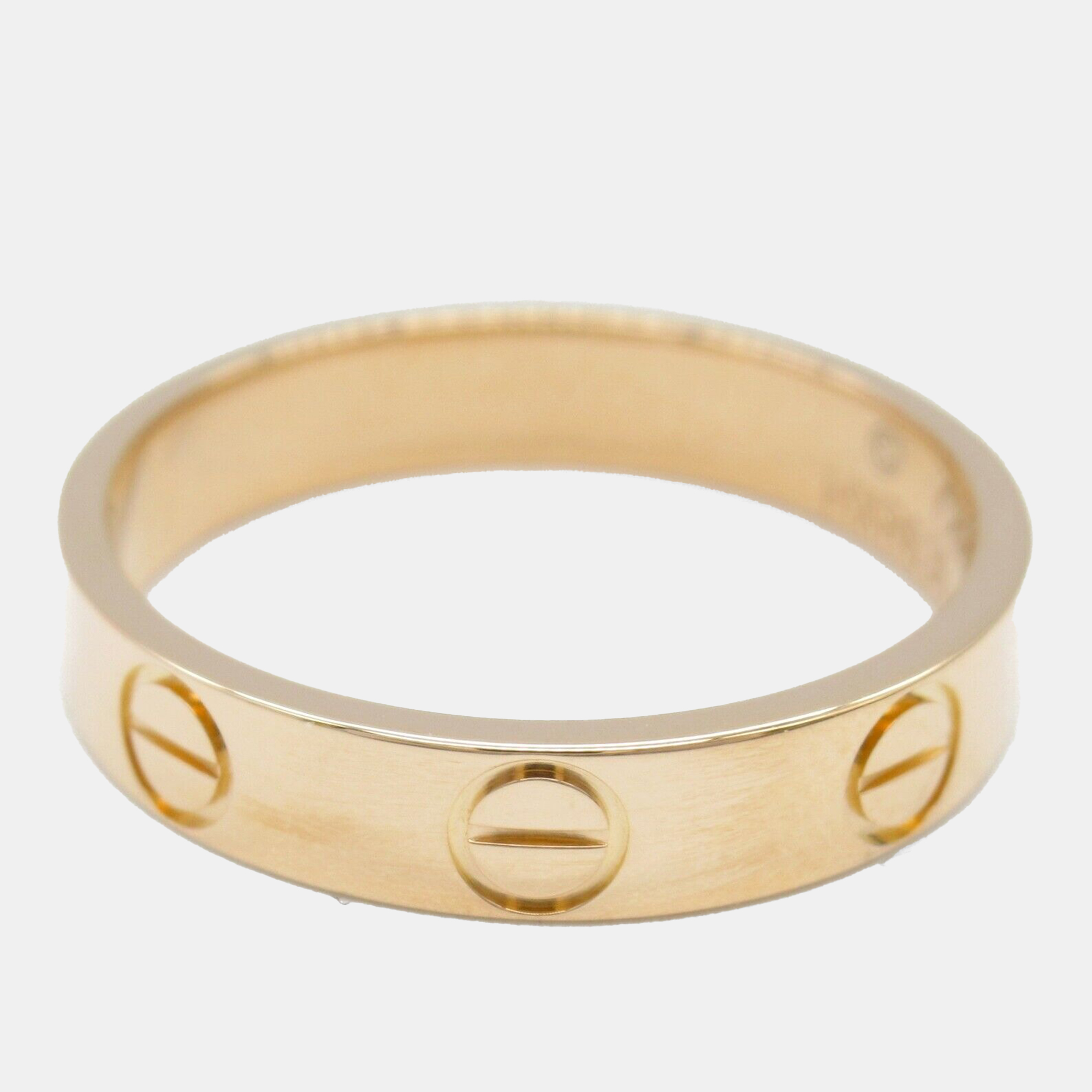 

Cartier 18K Pink Gold Mini Love Ring EU 48