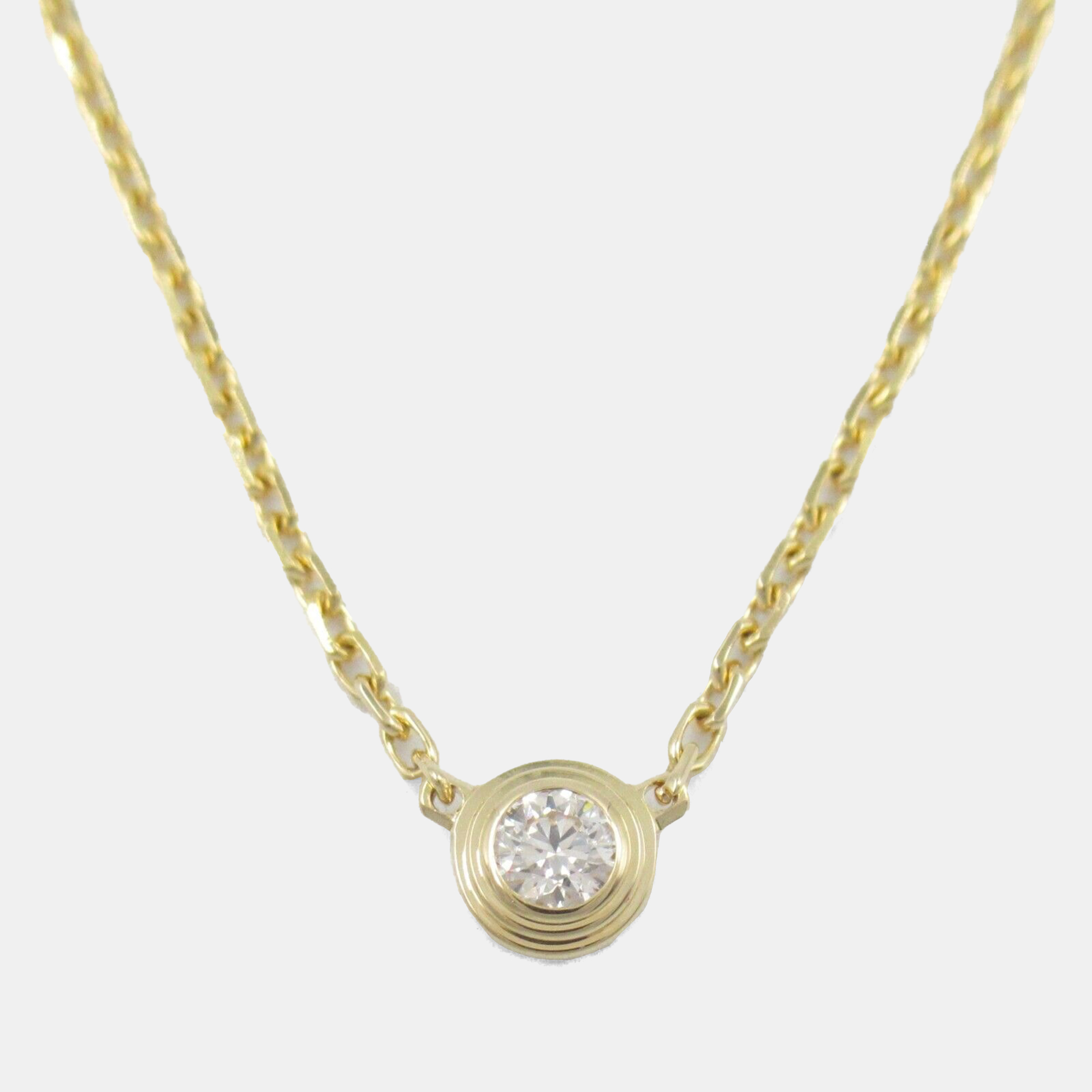 

Cartier 18K Yellow Gold  Diamond D'Amour Necklace