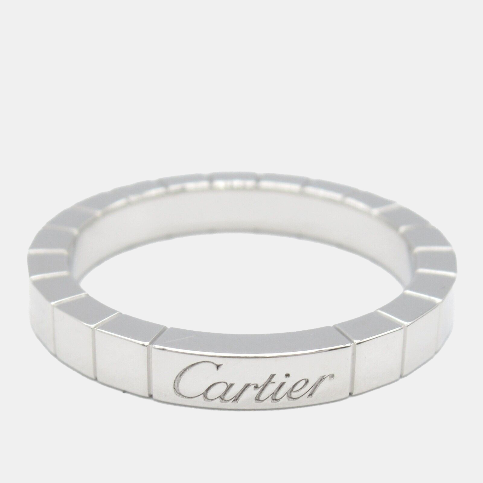 

Cartier 18K White Gold Laniere Ring EU 57