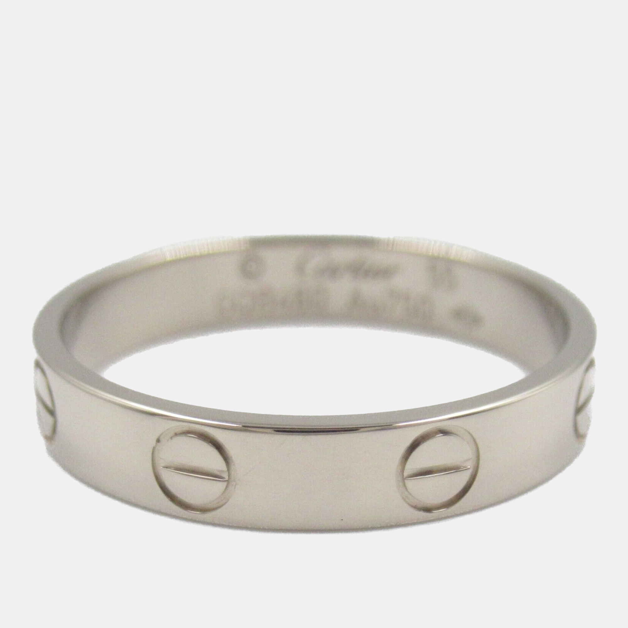 

Cartier 18K White Gold Mini Love Ring EU 55