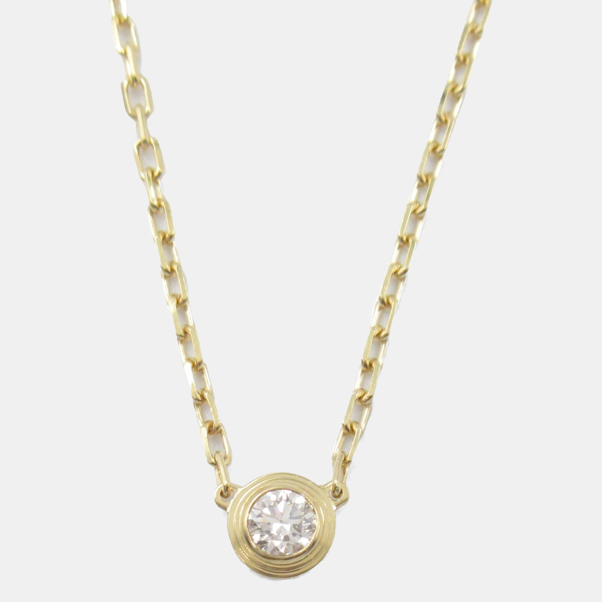

Cartier 18K Yellow Gold D'Amour Diamond Necklace Pendant