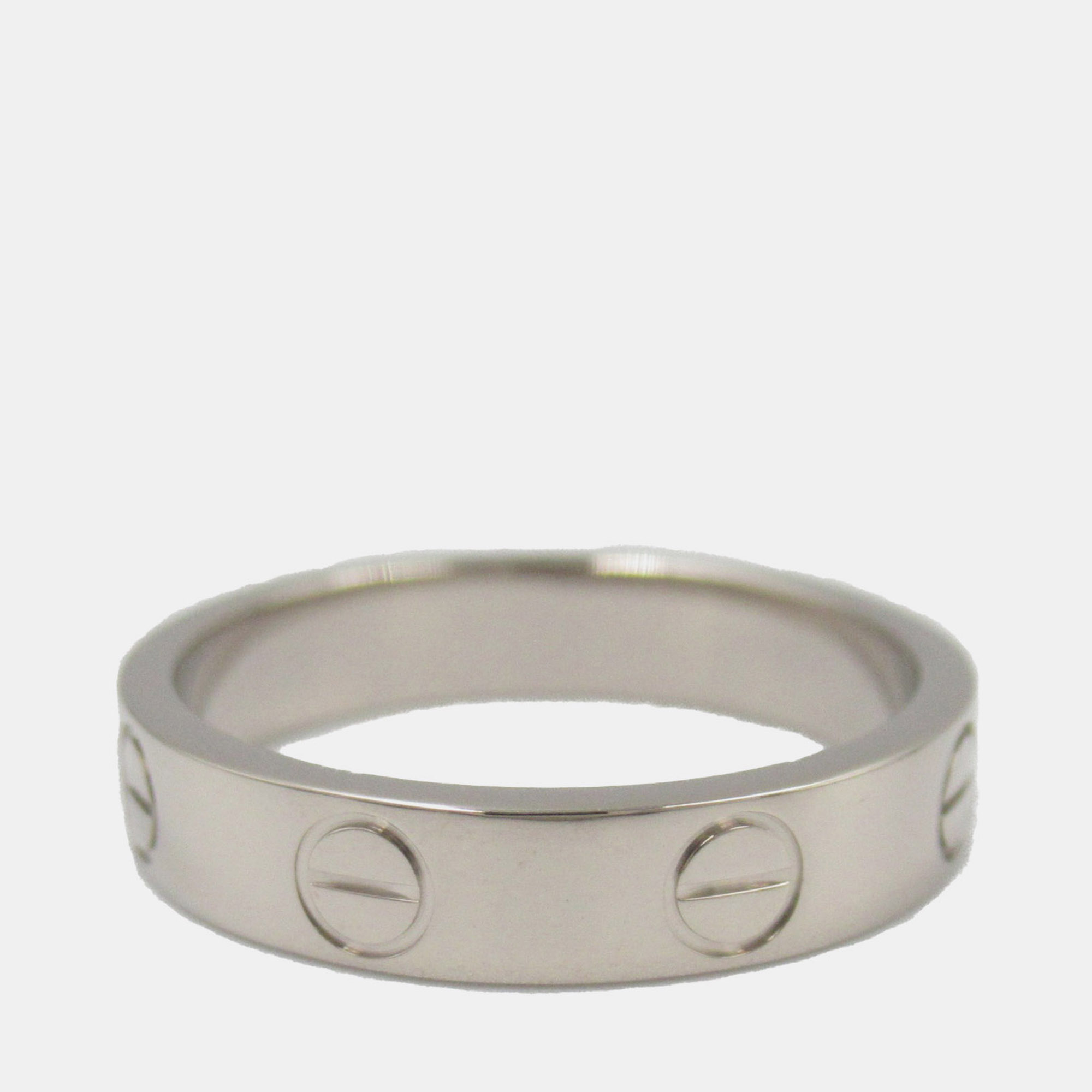 

Cartier 18K White Gold Small Love Ring, Silver