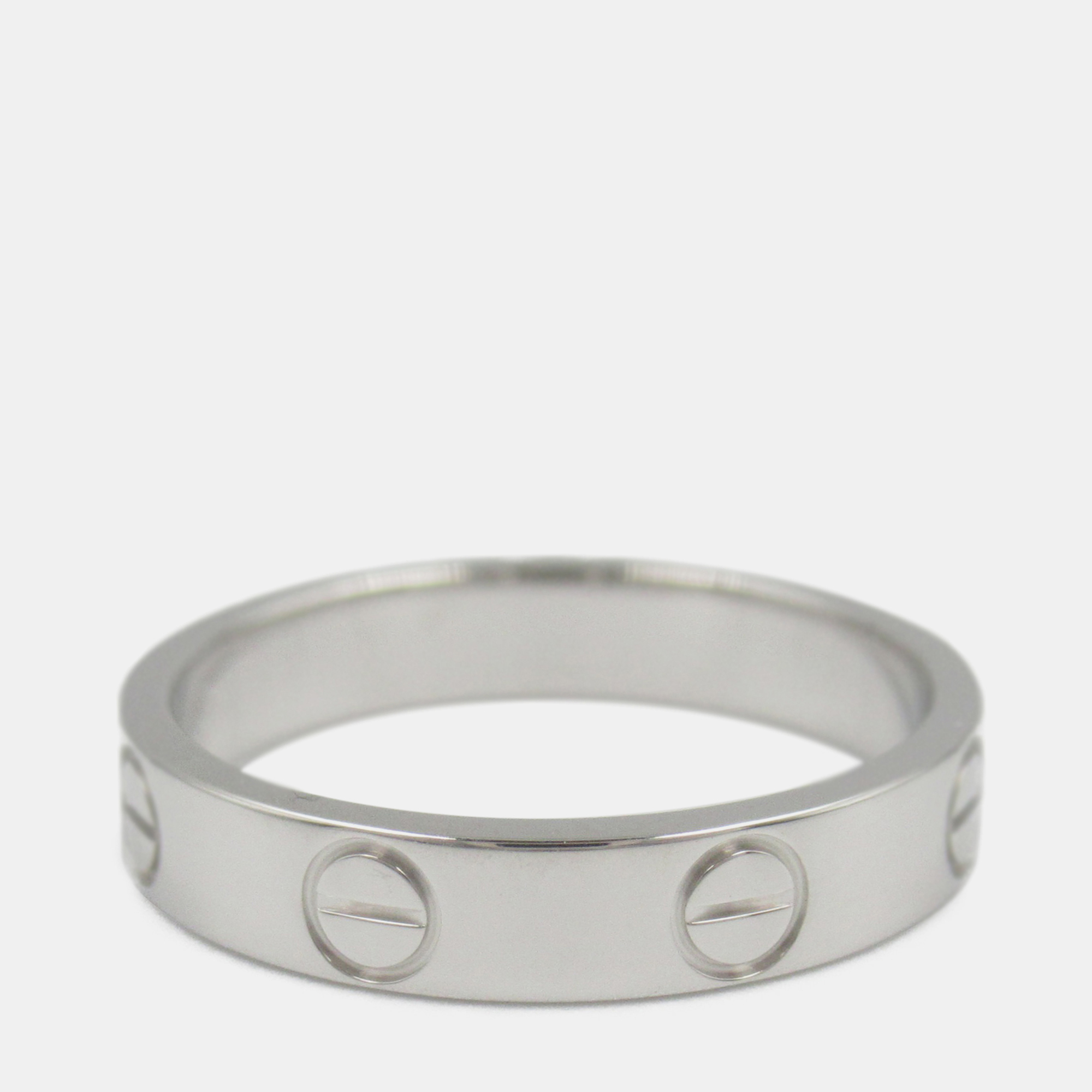 

Cartier 18K White Gold Small Love Ring, Silver