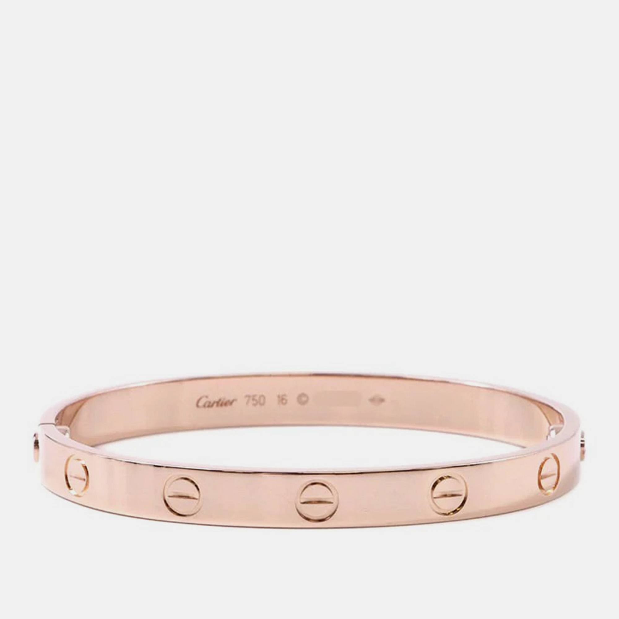 

Cartier 18K Pink Gold Love Bracelet