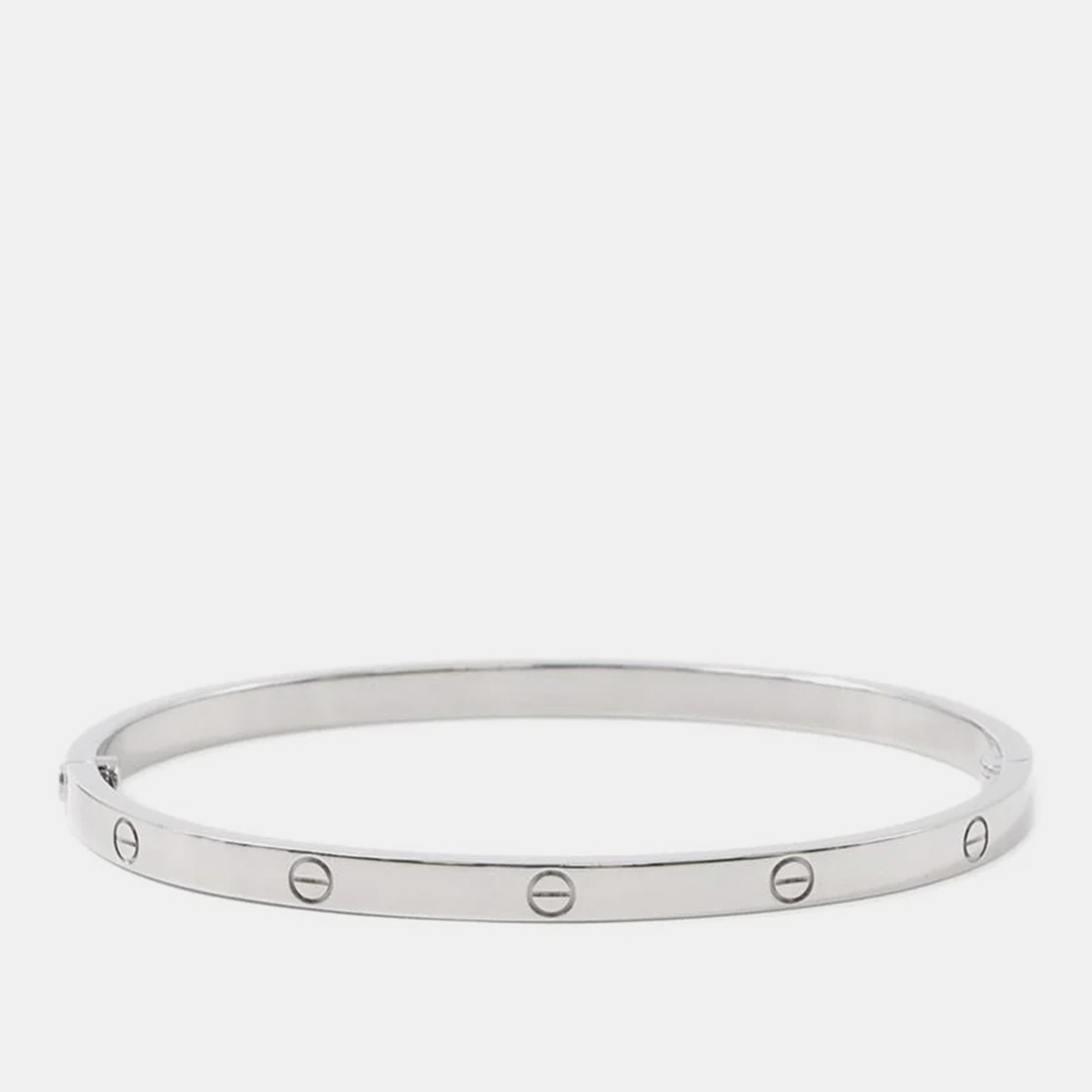 

Cartier 18K White Gold Love Small Bracelet