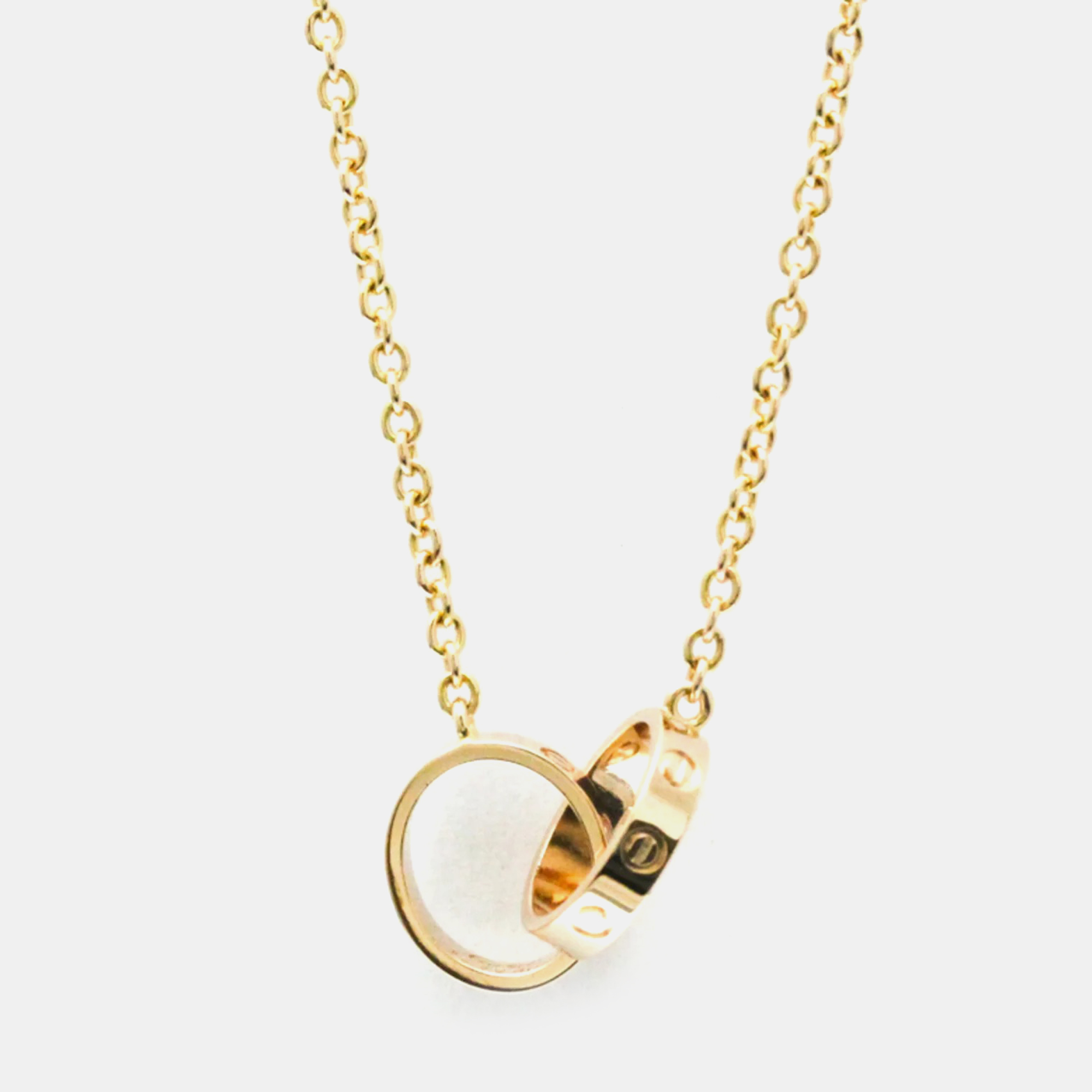 

Cartier 18K Pink Gold Baby Love Necklace