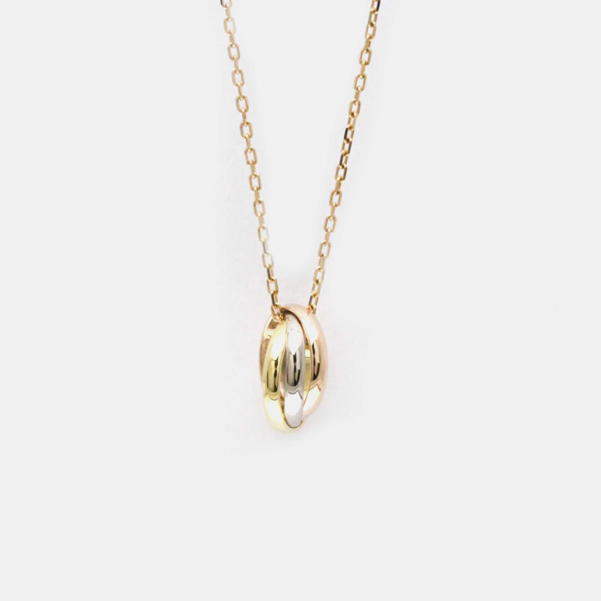 

Cartier 18K Yellow, Rose, White Gold Trinity Necklace