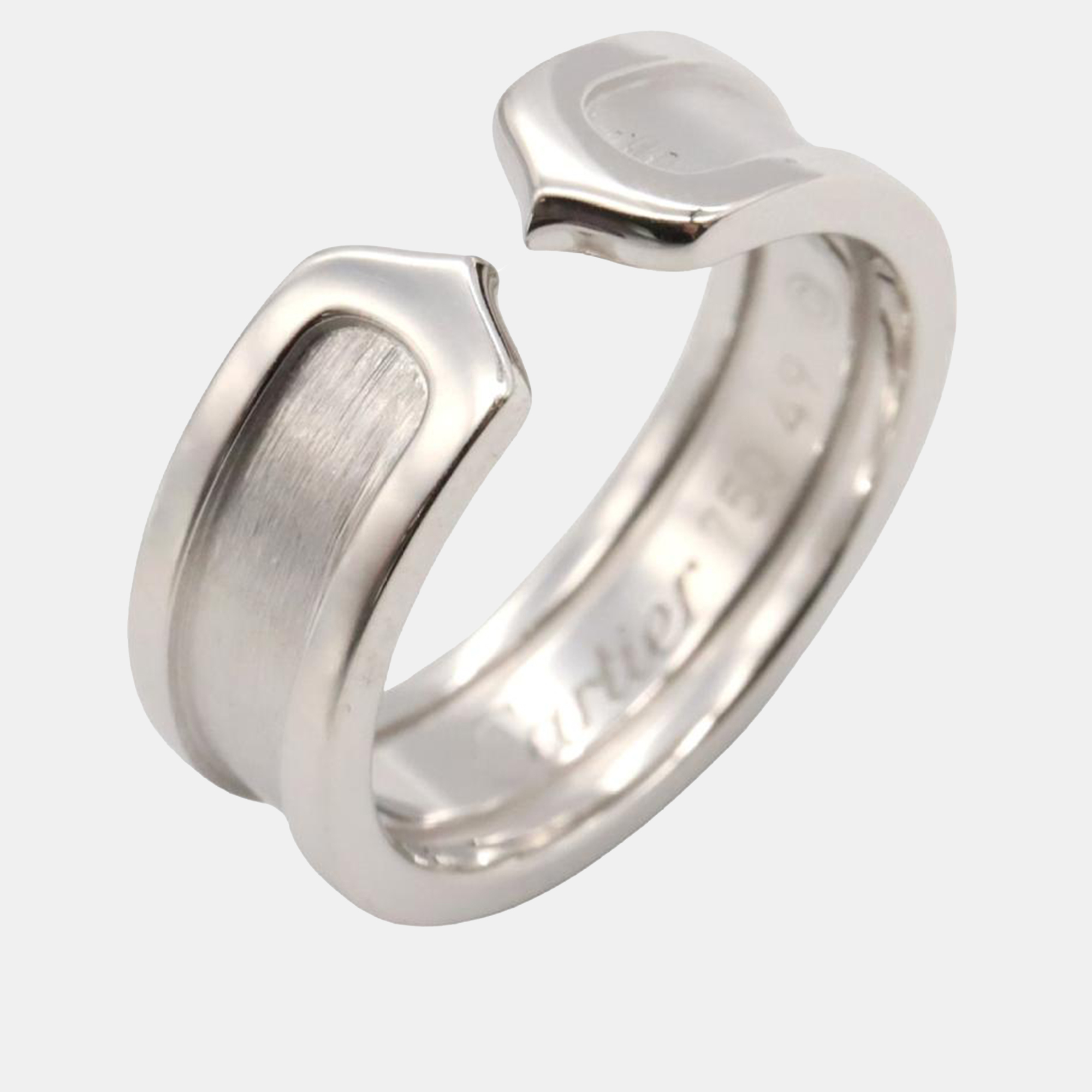 

Cartier 18K White Gold C2 Ring EU 49