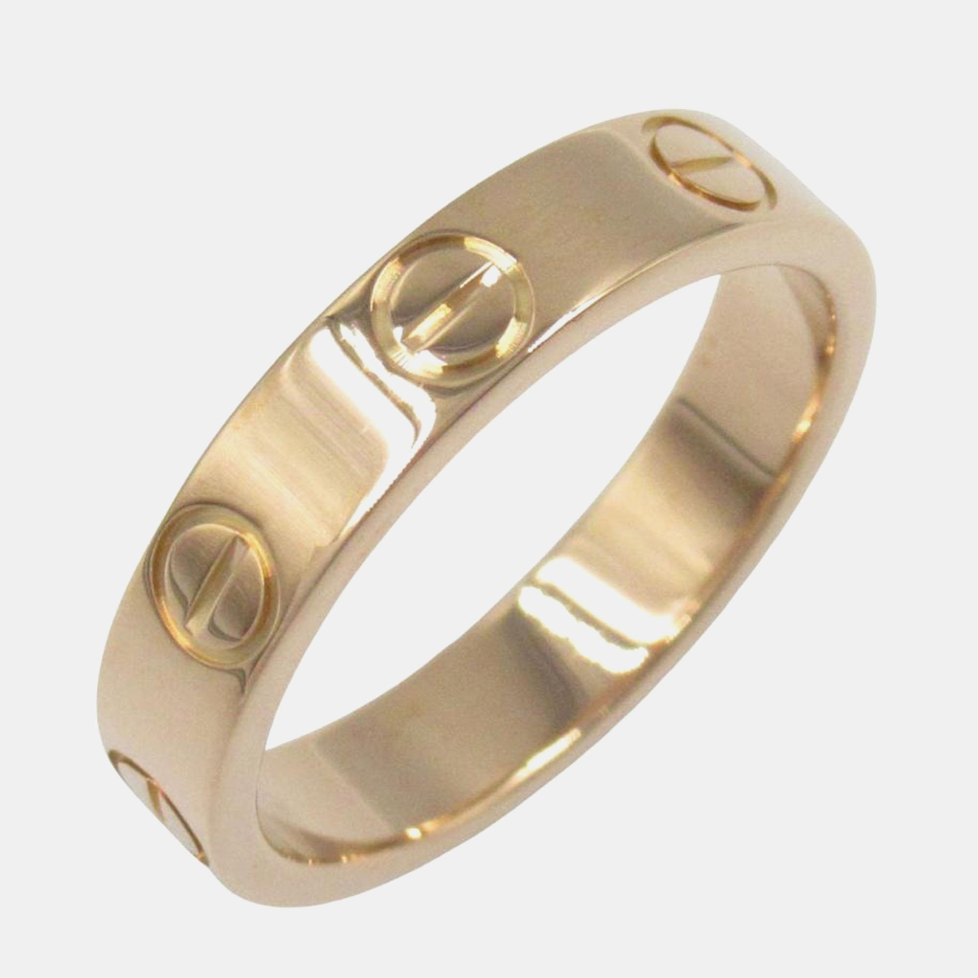 

Cartier 18K Rose Gold Love Band Ring EU 47