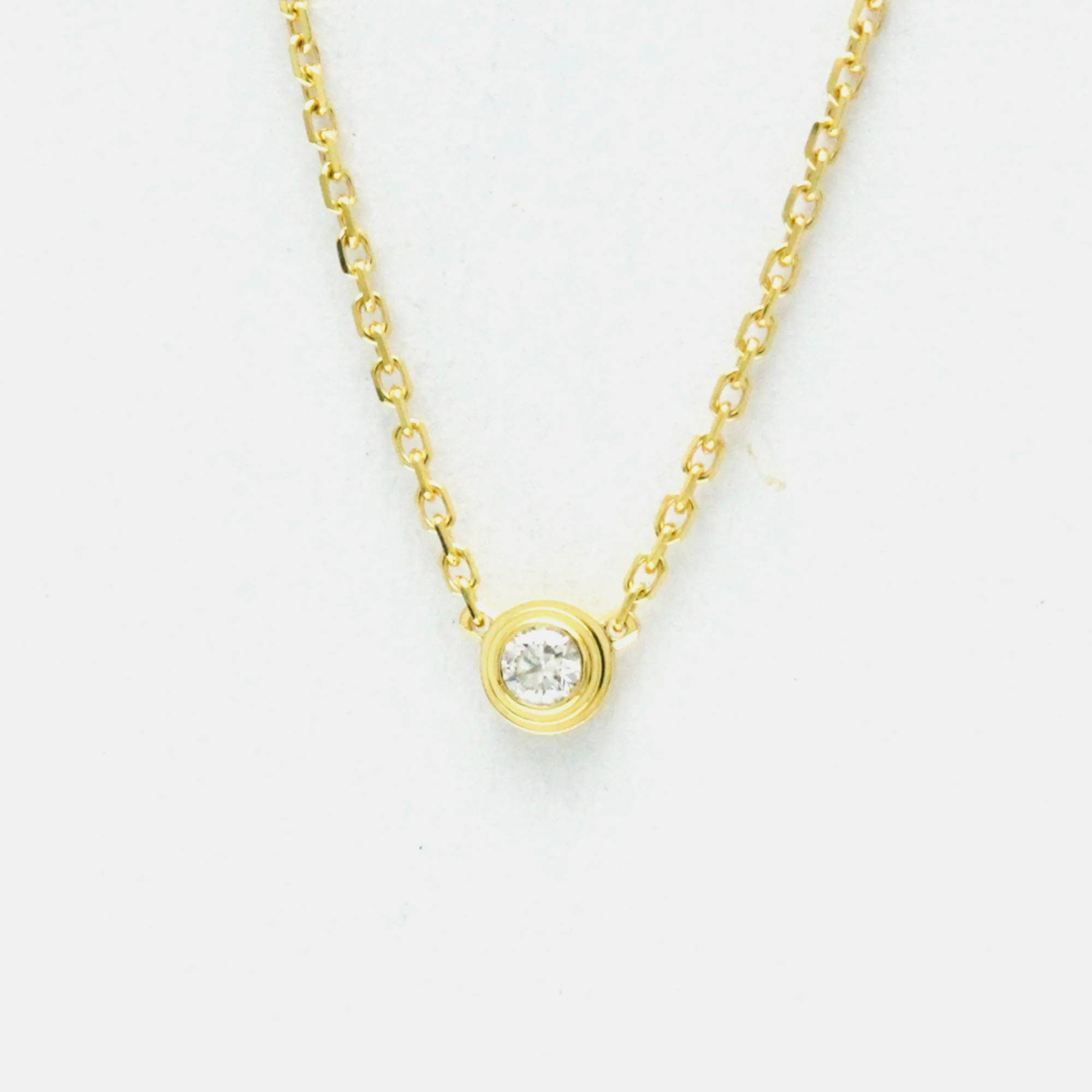 

Cartier 18K Yellow Gold Diamond D'Amour Pendant Necklace