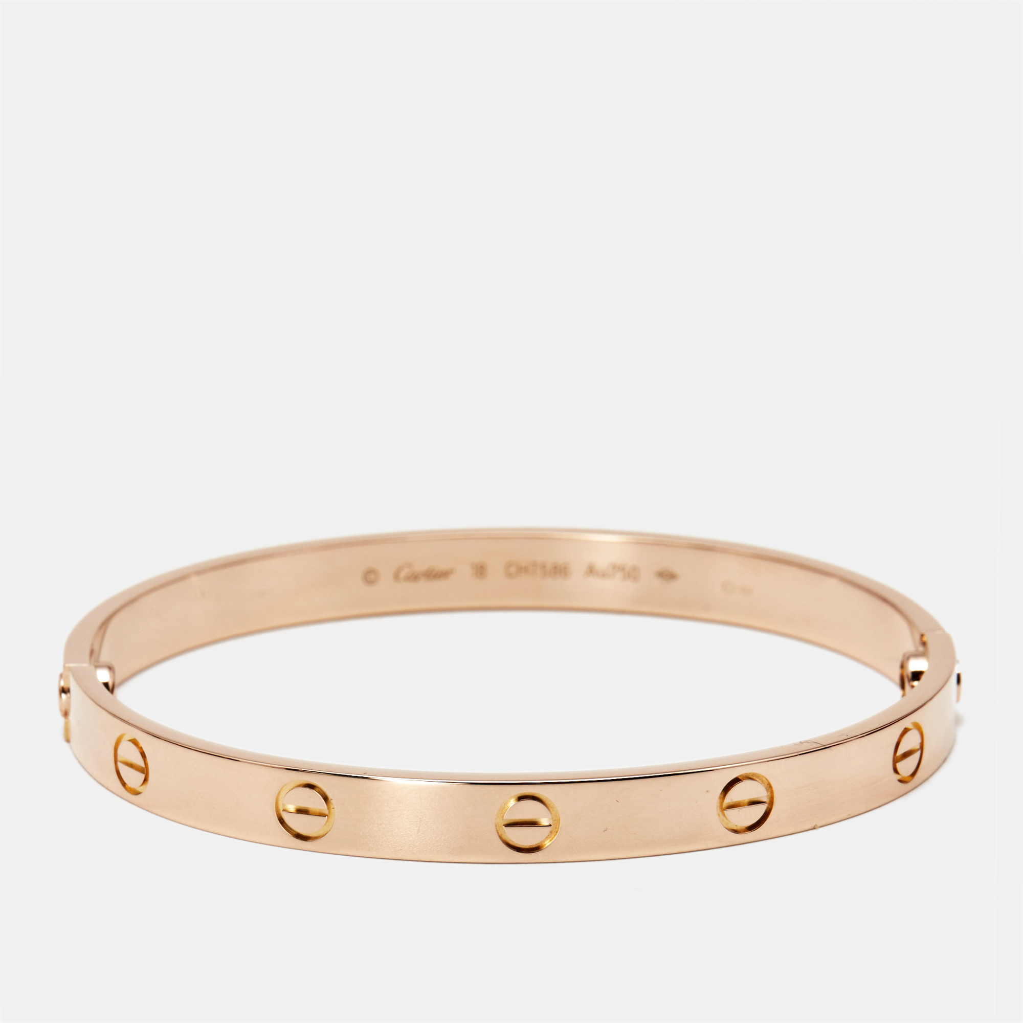 

Cartier Love 18k Rose Gold Classic Model Bracelet 18