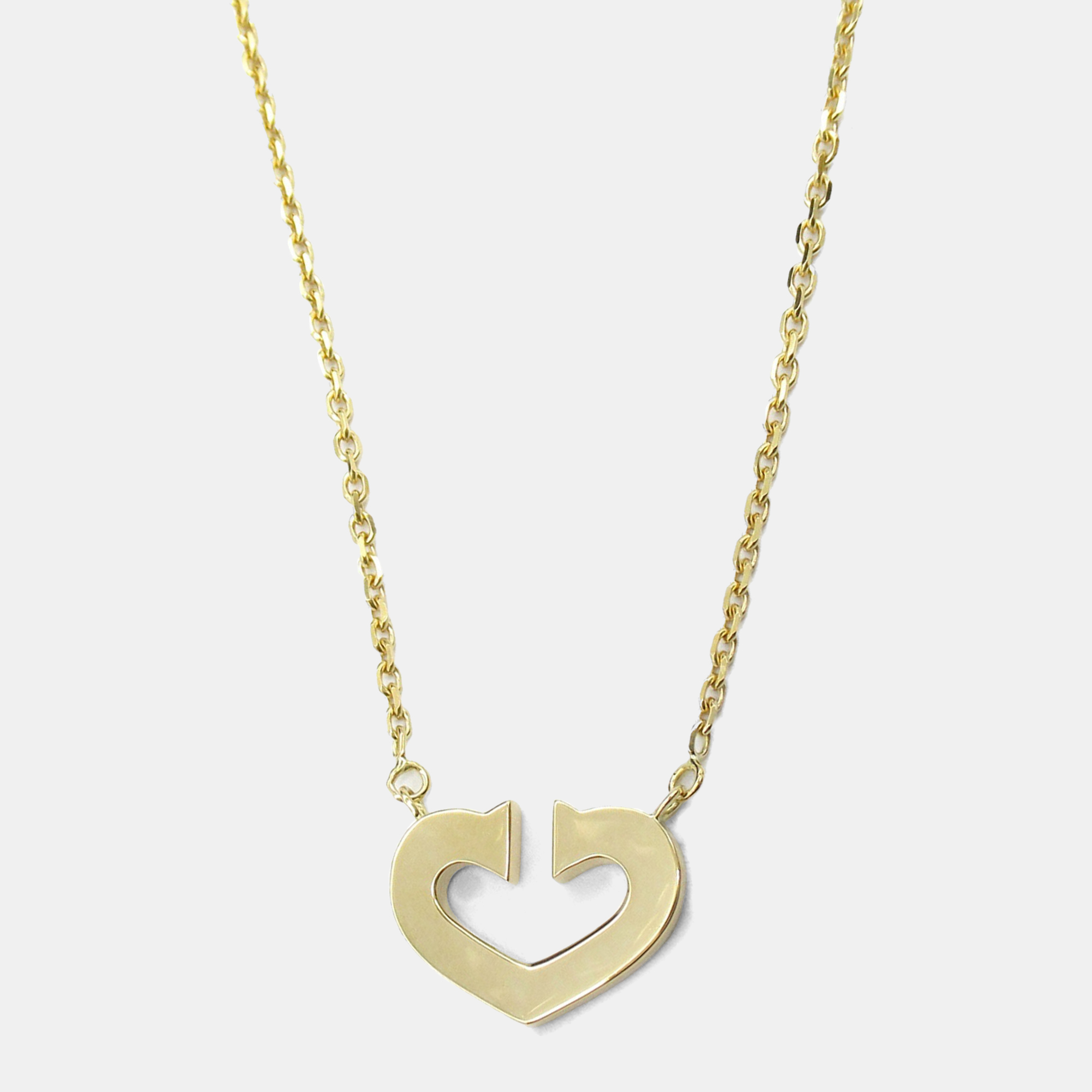

Cartier C De Cartier Heart 18K Yellow Gold Pendant Necklace
