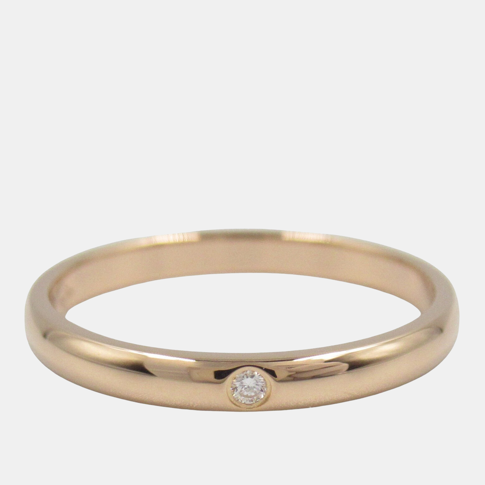 

Cartier 1895 18K Pink Rose Diamond Ring EU 52