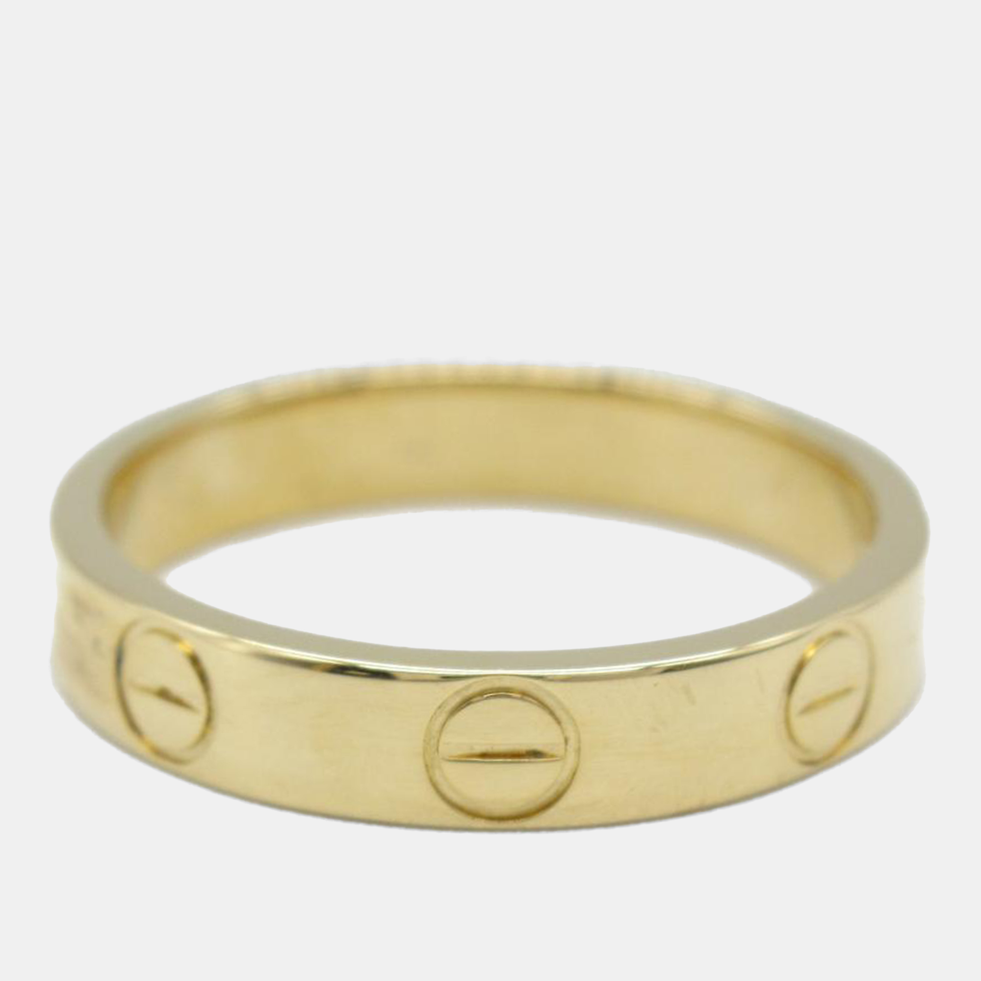 

Cartier Love 18K Yellow Gold Band Ring EU 49