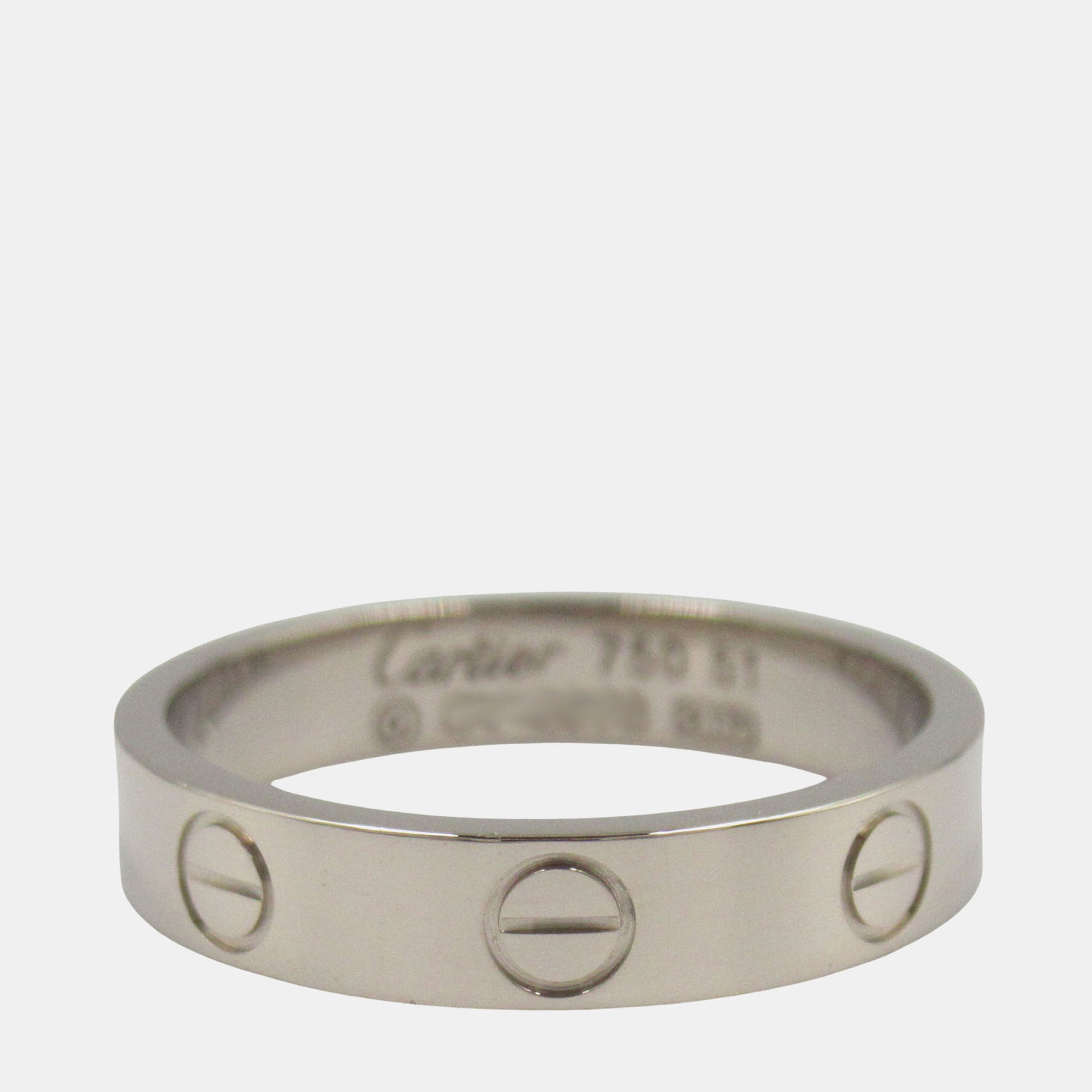 

Cartier Love 18K White Gold Band Ring EU