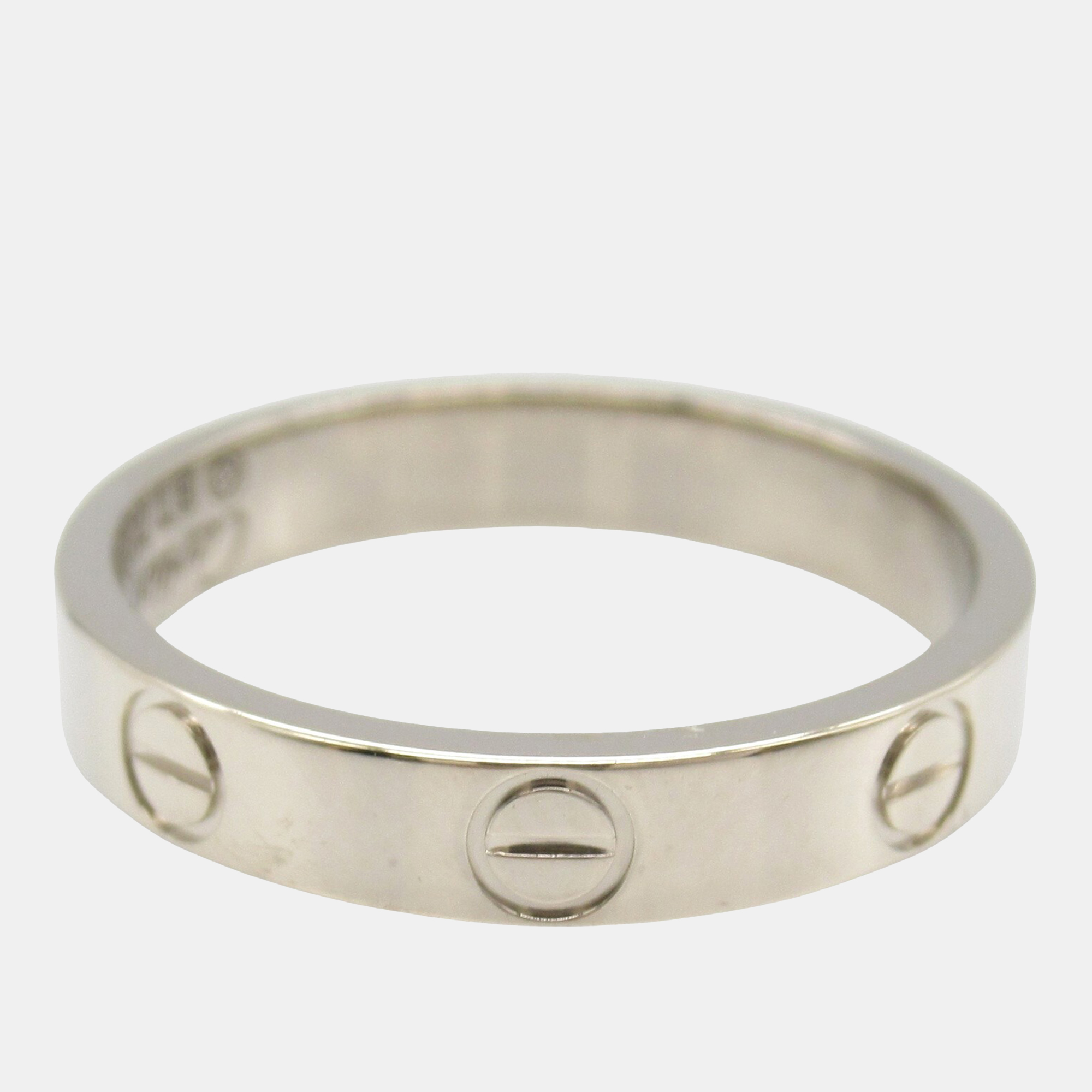 

Cartier Love 18K White Gold Band Ring EU