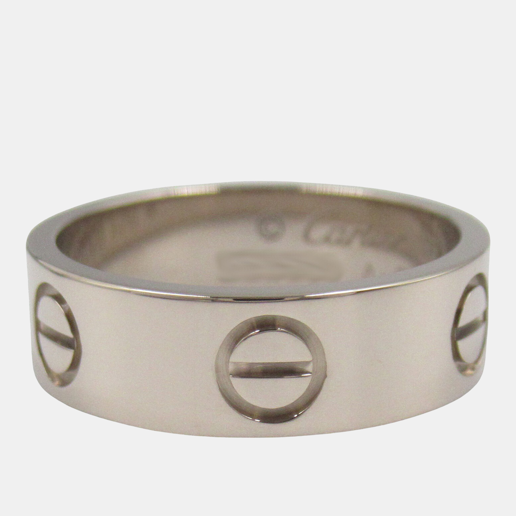 

Cartier Love 18K White Gold Love Band Ring EU