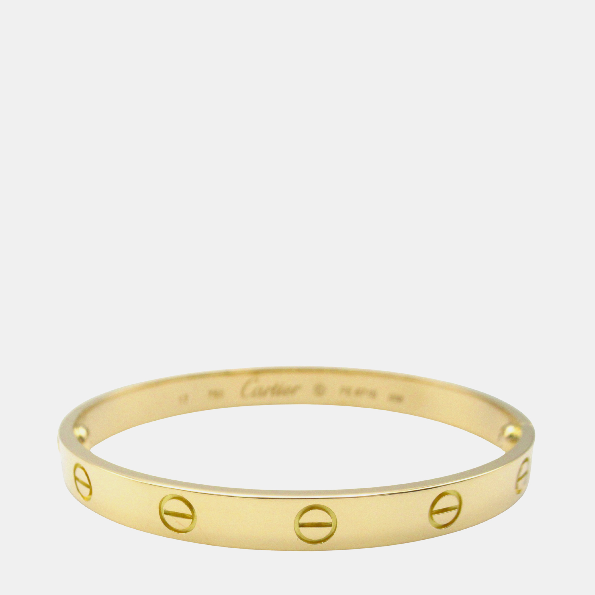 

Cartier 18K Yellow Gold Classic Love Bracelet