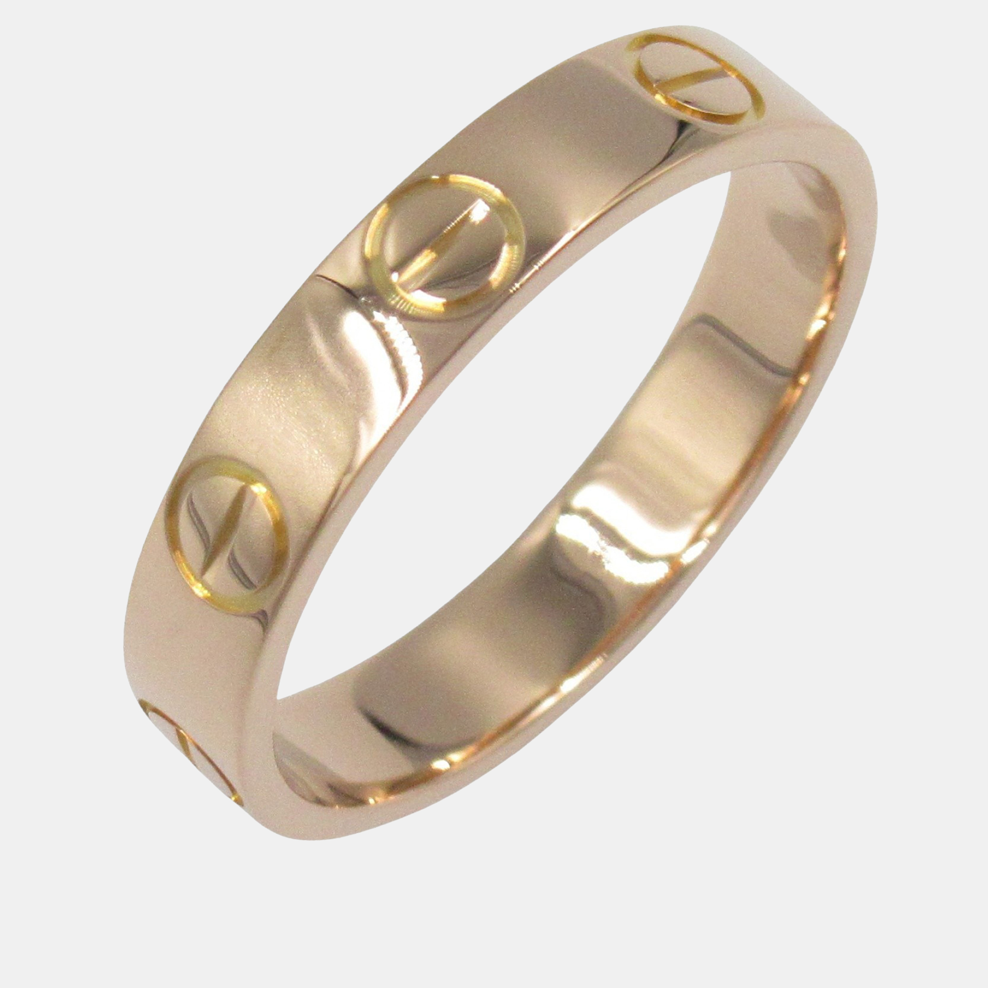 

Cartier Love 18K Rose Gold Band Ring EU 49