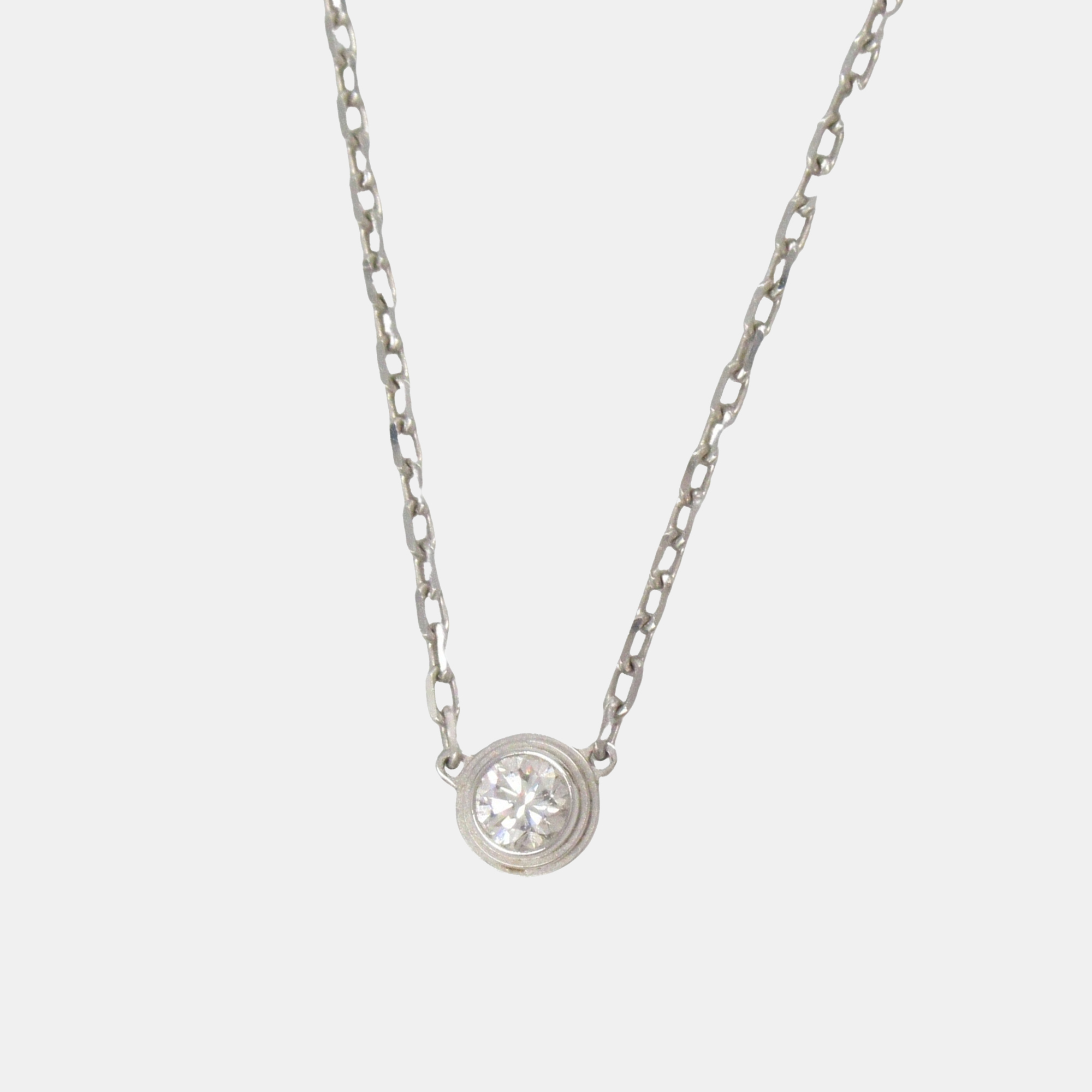 

Cartier D'amour 18K White Gold and Diamond Pendant Necklace