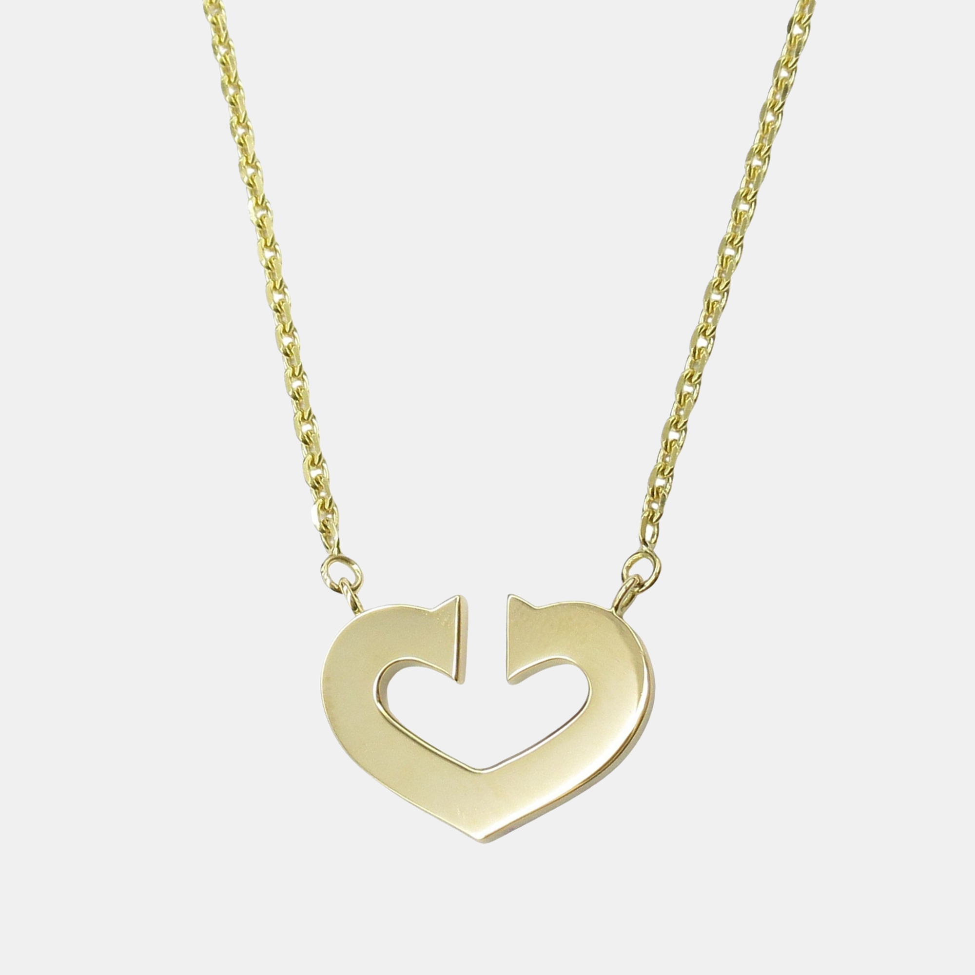 

Cartier C De Cartier Heart 18K Yellow Gold Pendant Necklace