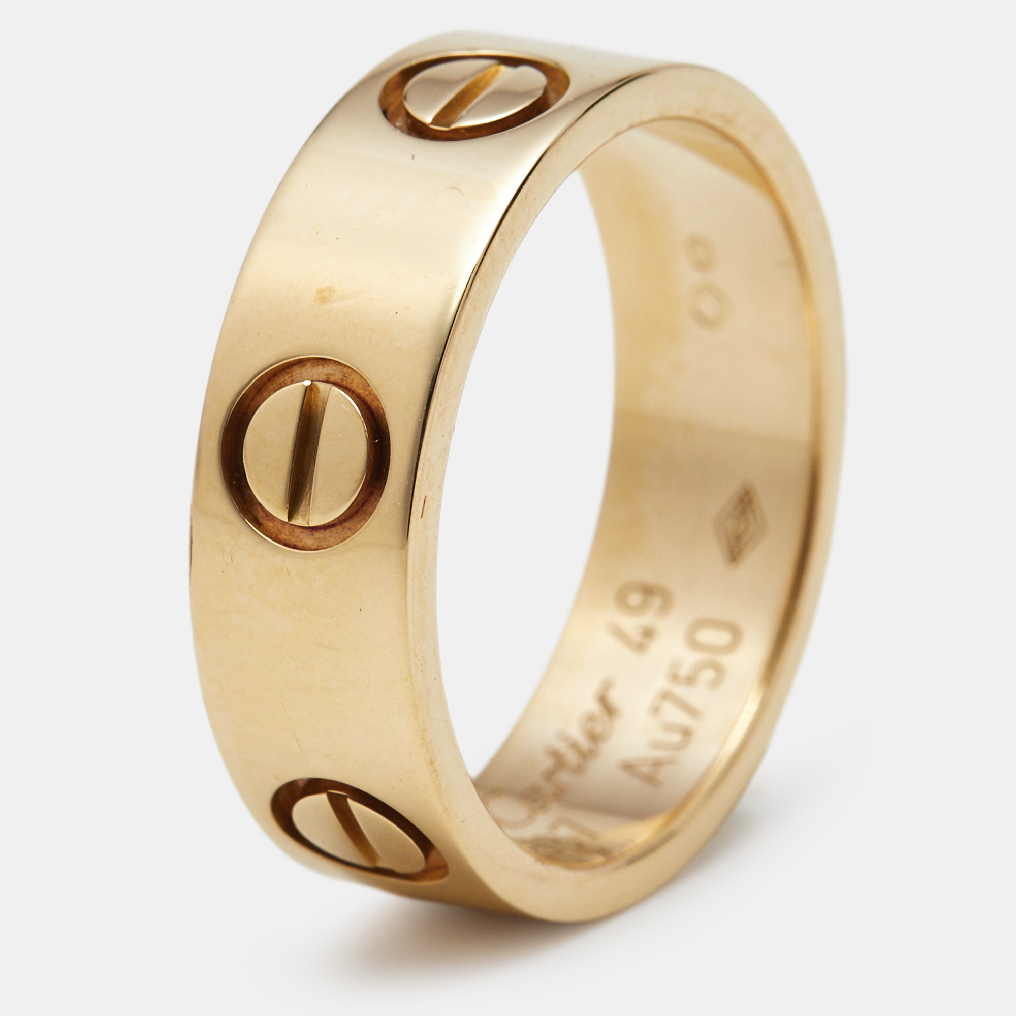 

Cartier Love 18k Yellow Gold Classic Model Ring Size