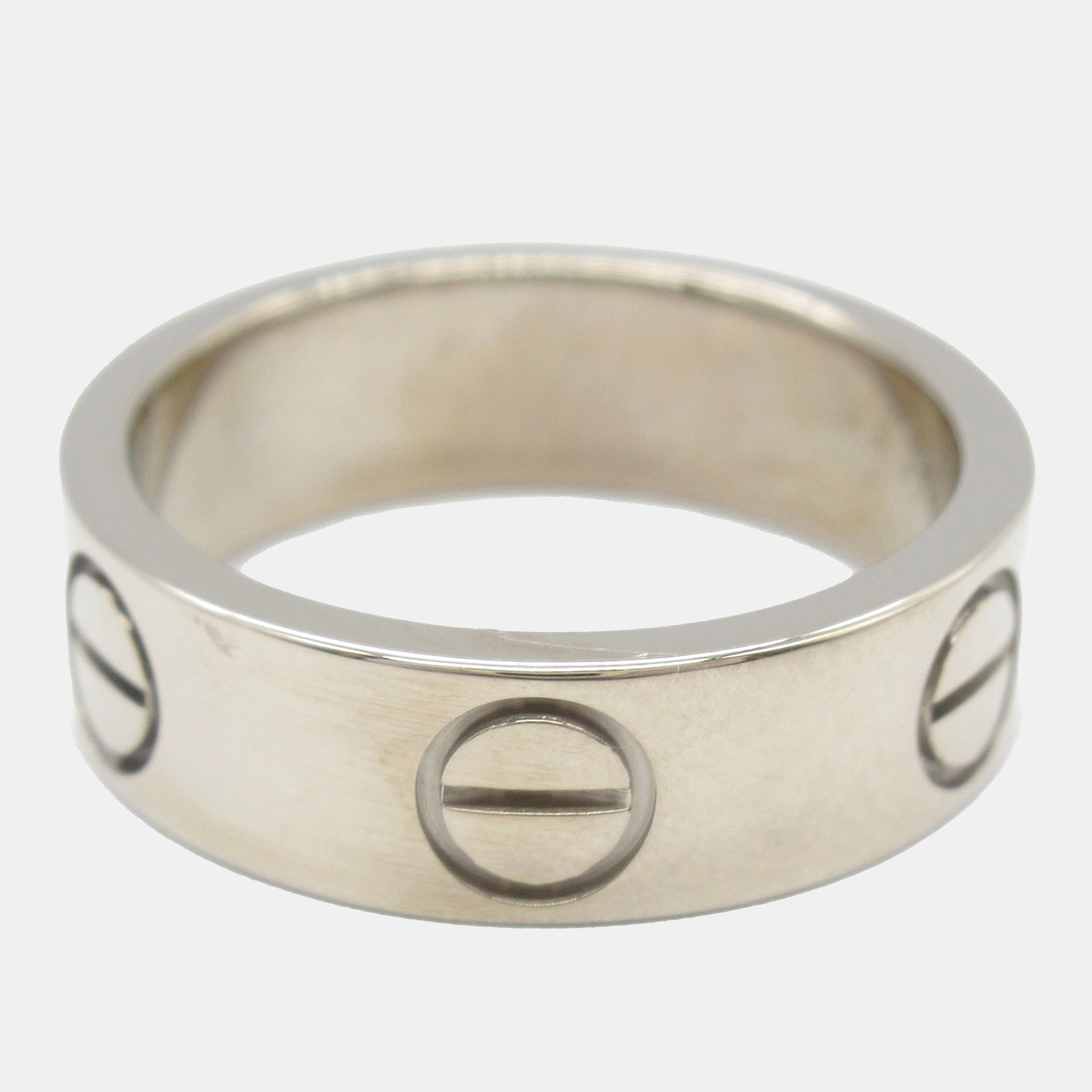

Cartier 18K White Gold Classic Love Ring EU 48