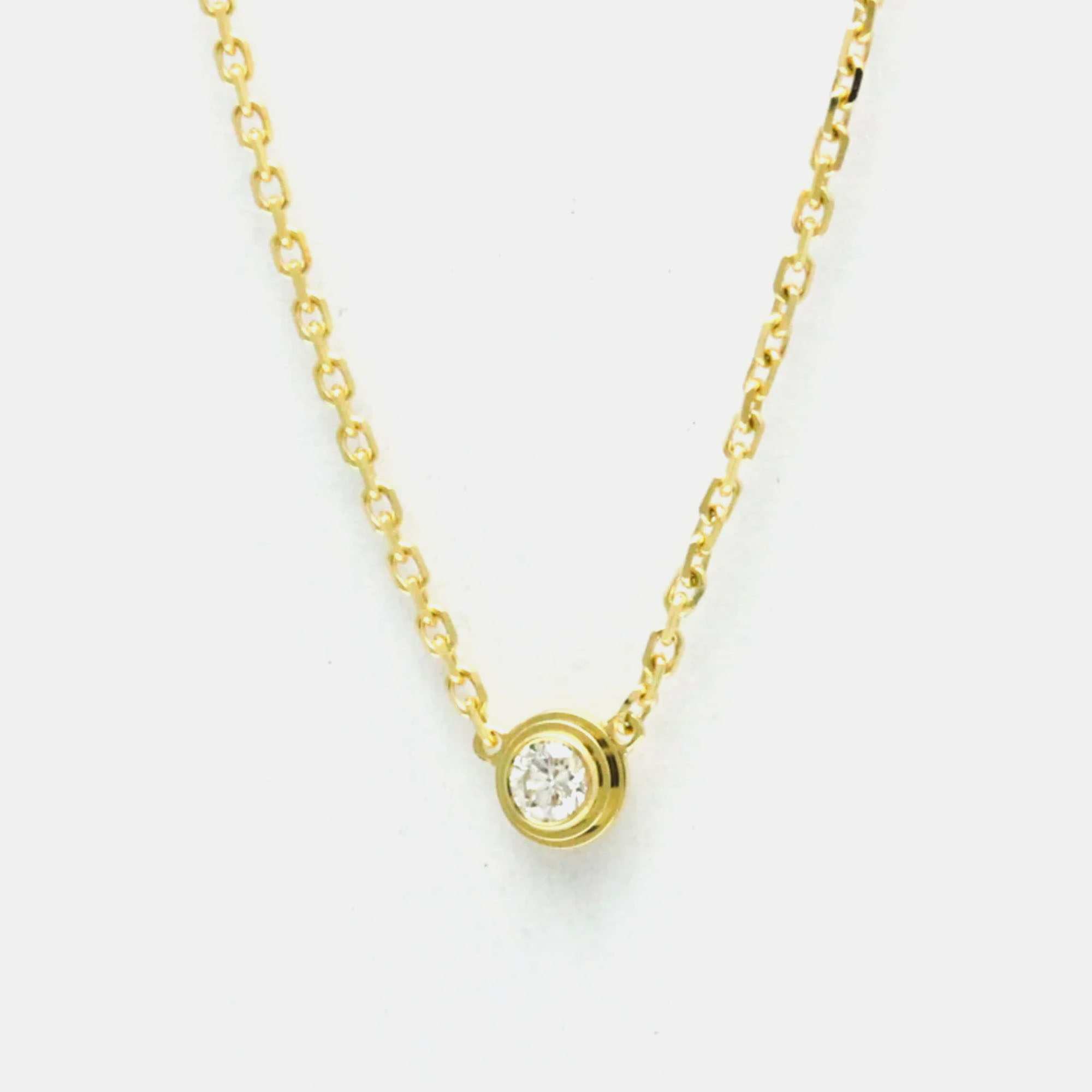 

Cartier D'Amour Diamond  18K Yellow Gold Diamond Necklace