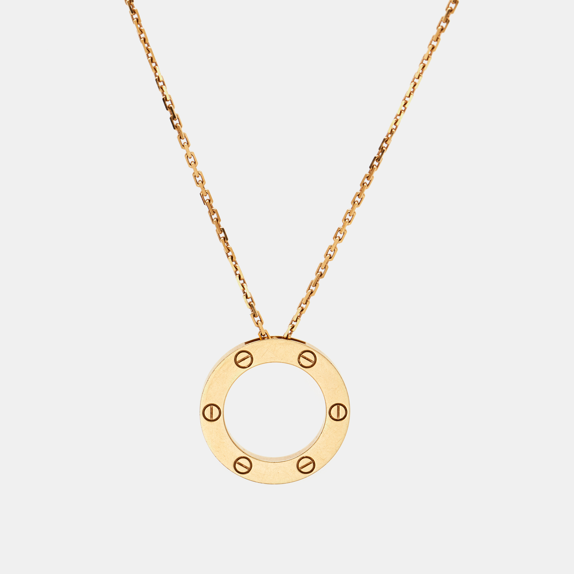 

Cartier Love 18k Rose Gold Necklace