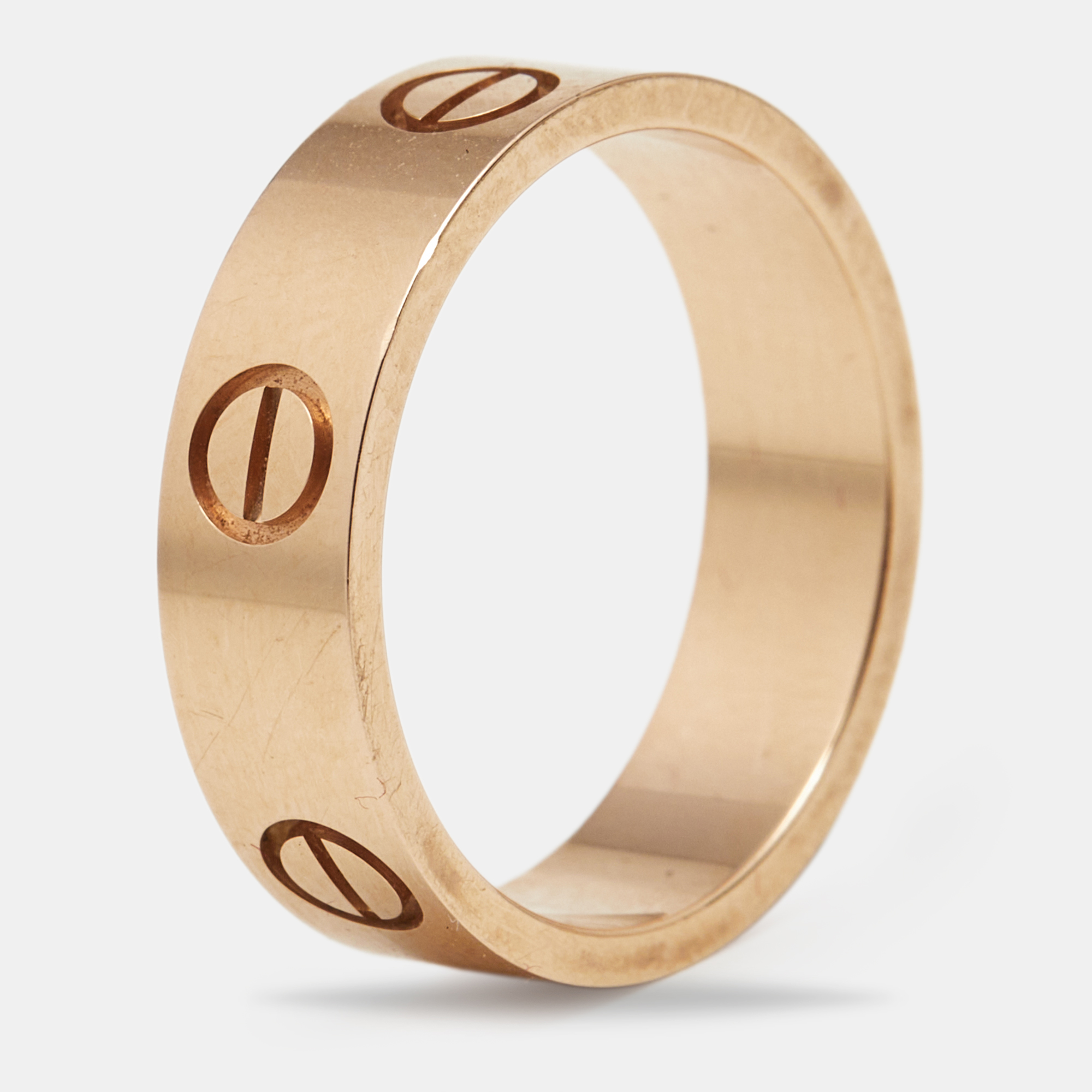 

Cartier Love 18k Rose Gold Classic Model Ring Size