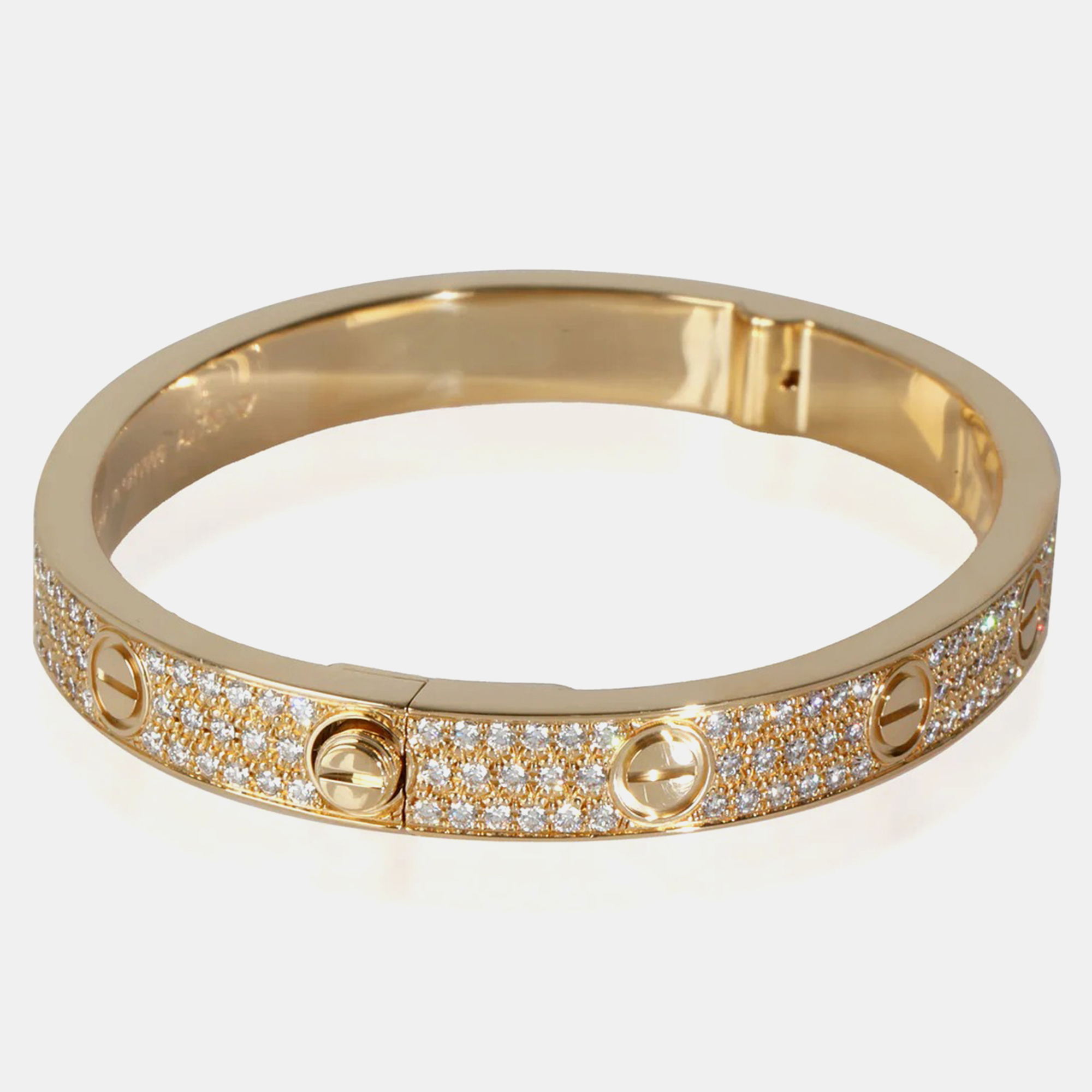 

Cartier Love 18K Yellow Gold and Diamond Bangle Bracelet