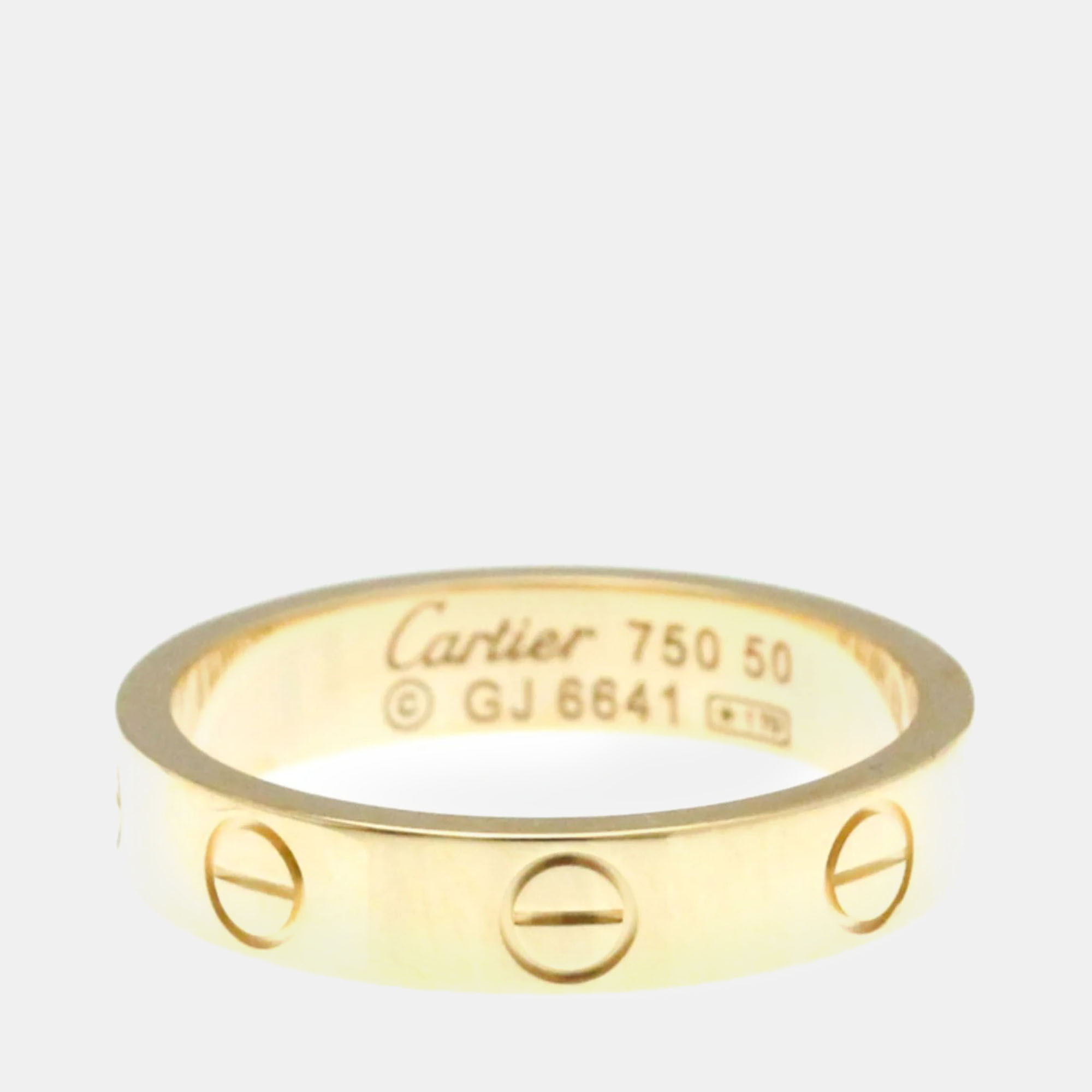 

Cartier Mini Love Pink Gold 18K Ring EU