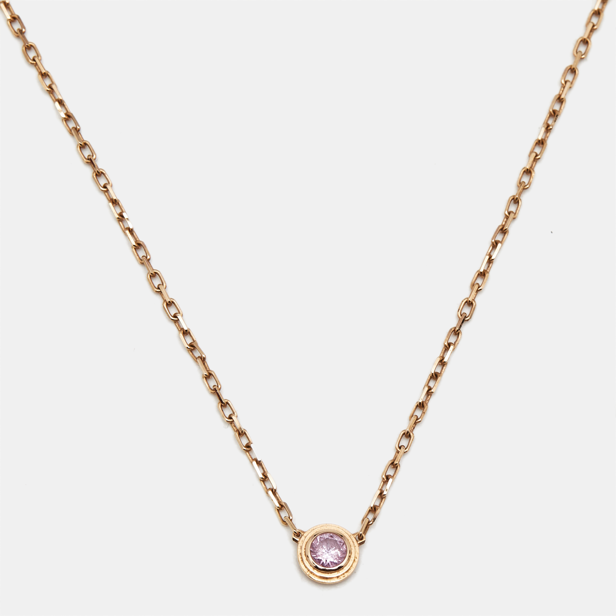 

Cartier D'Amour Pink Sapphire 18k Rose Gold Necklace