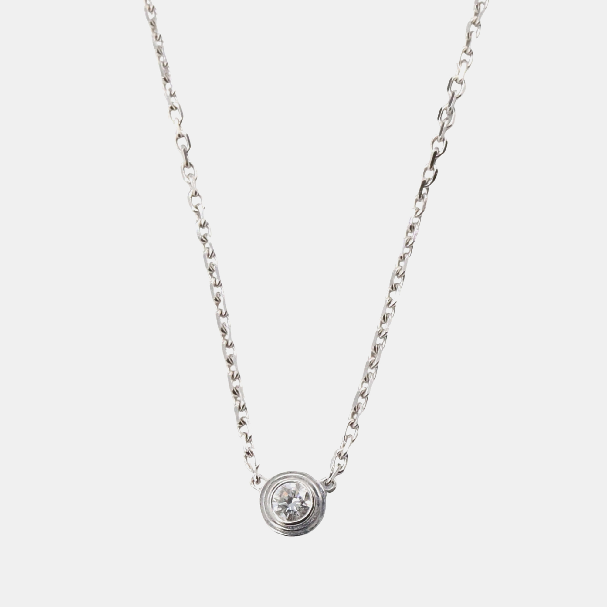 

Cartier D'amour 18K White Gold Diamond Necklace