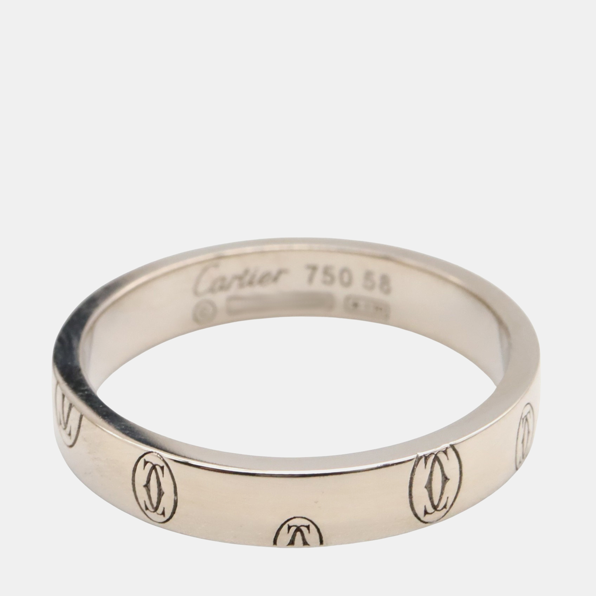 

Cartier Happy Birthday 18K White Gold Ring EU