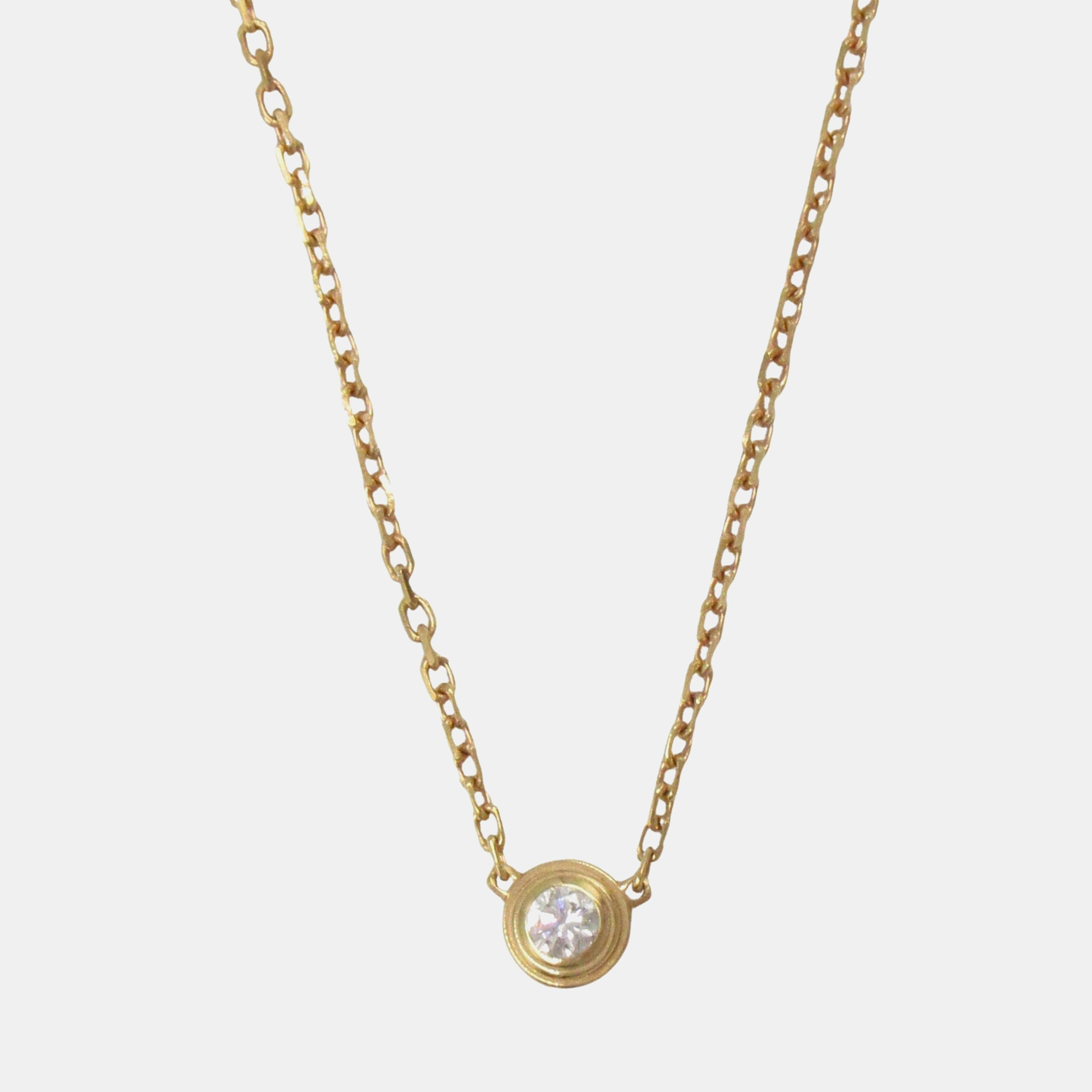 

Cartier D'amour Diamond 18K Pink Gold Necklace