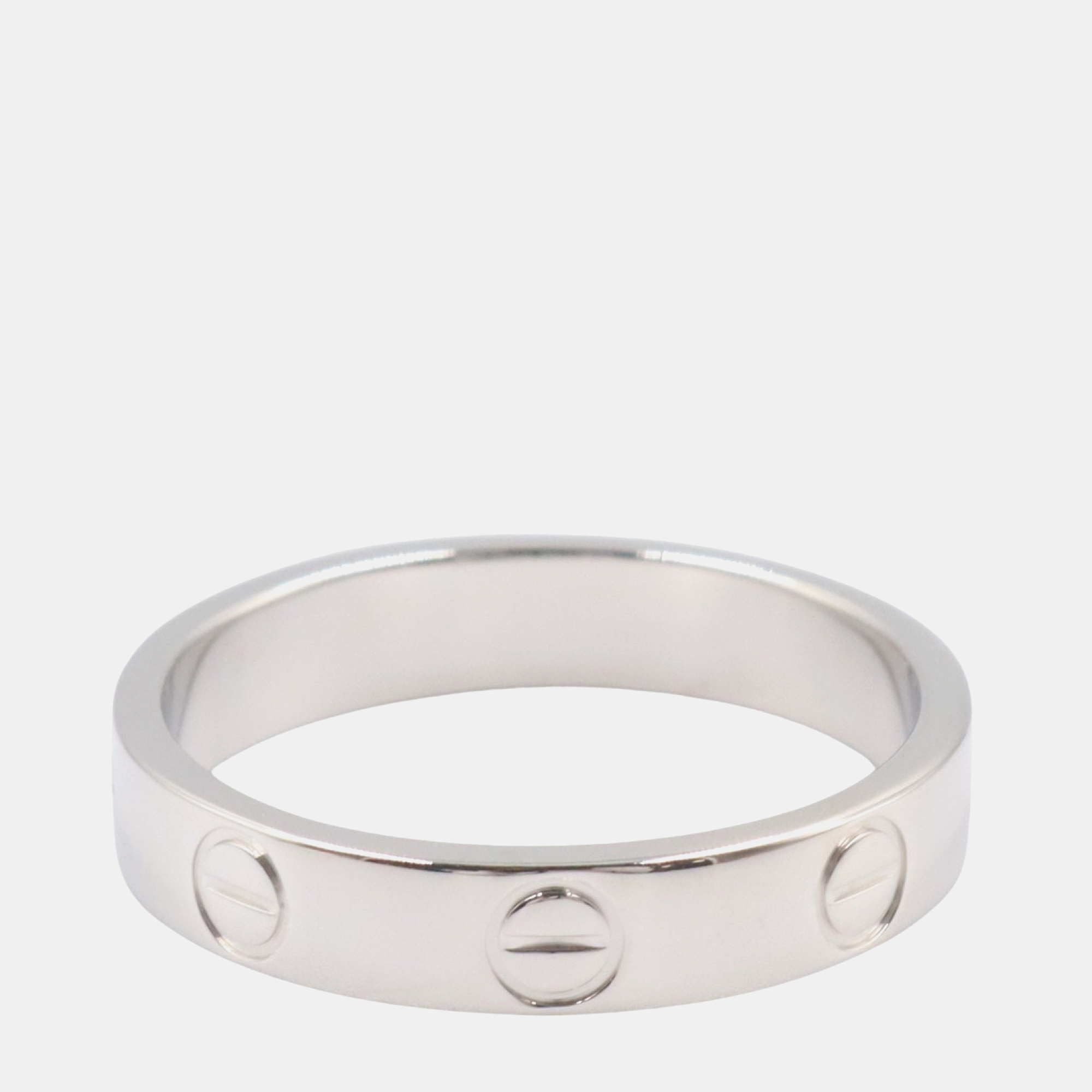 

Cartier Love 18K White Gold Band Ring EU