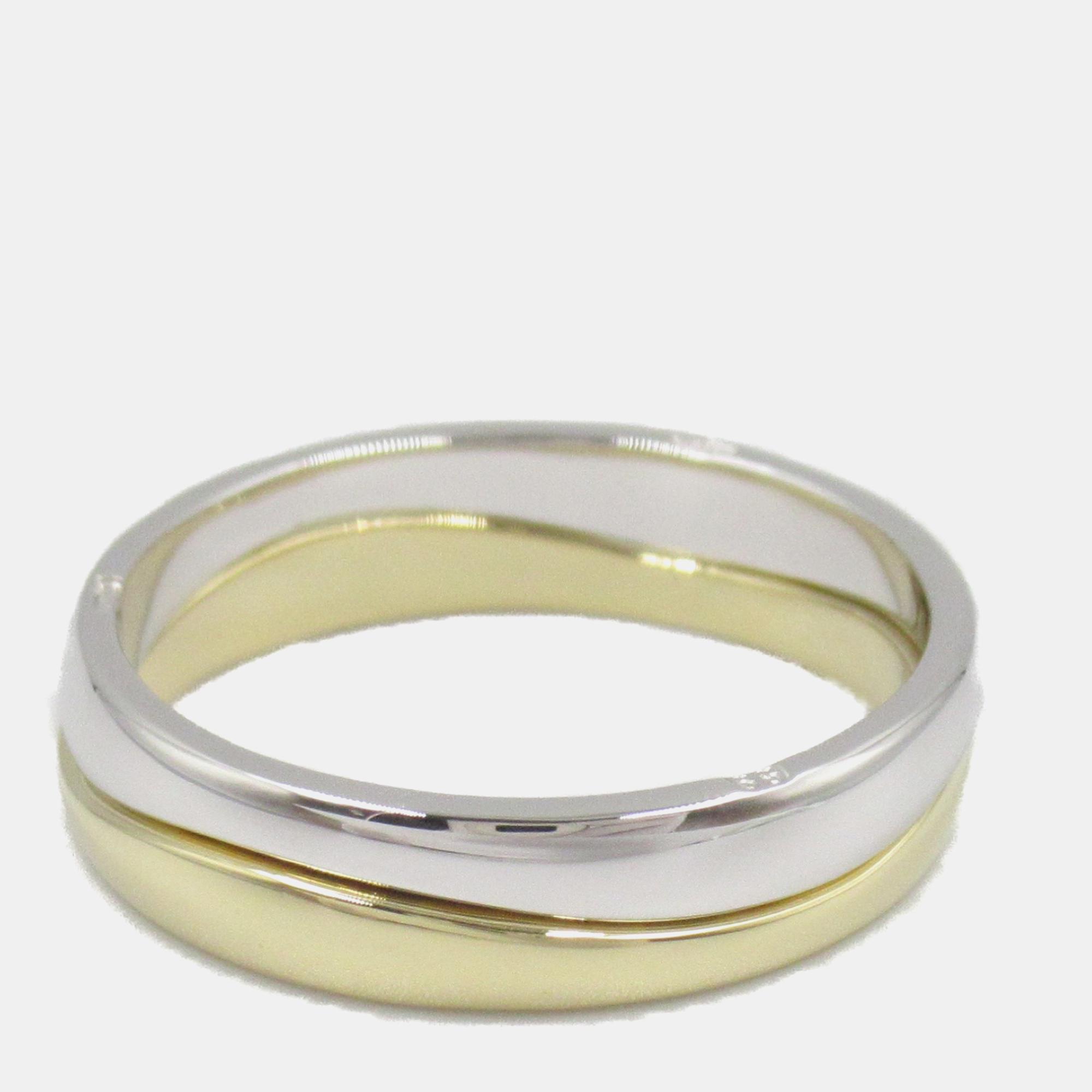 

Cartier Love 18K Yellow and White Gold Band Ring EU