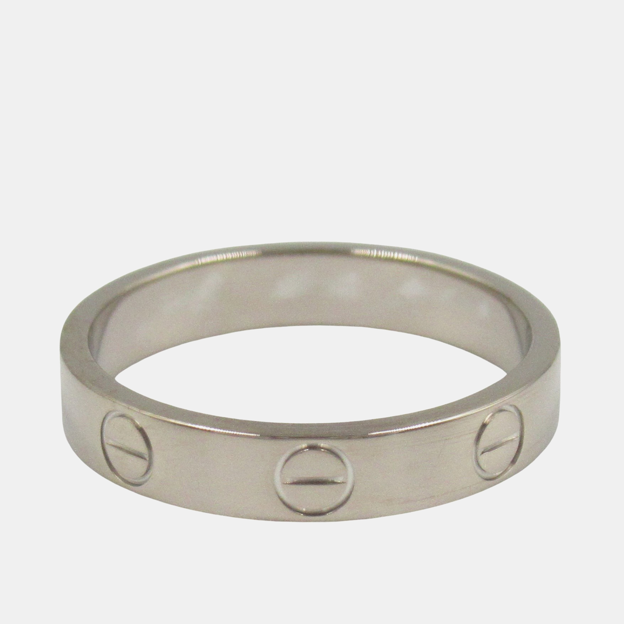 

Cartier Love 18K White Gold Band Ring EU