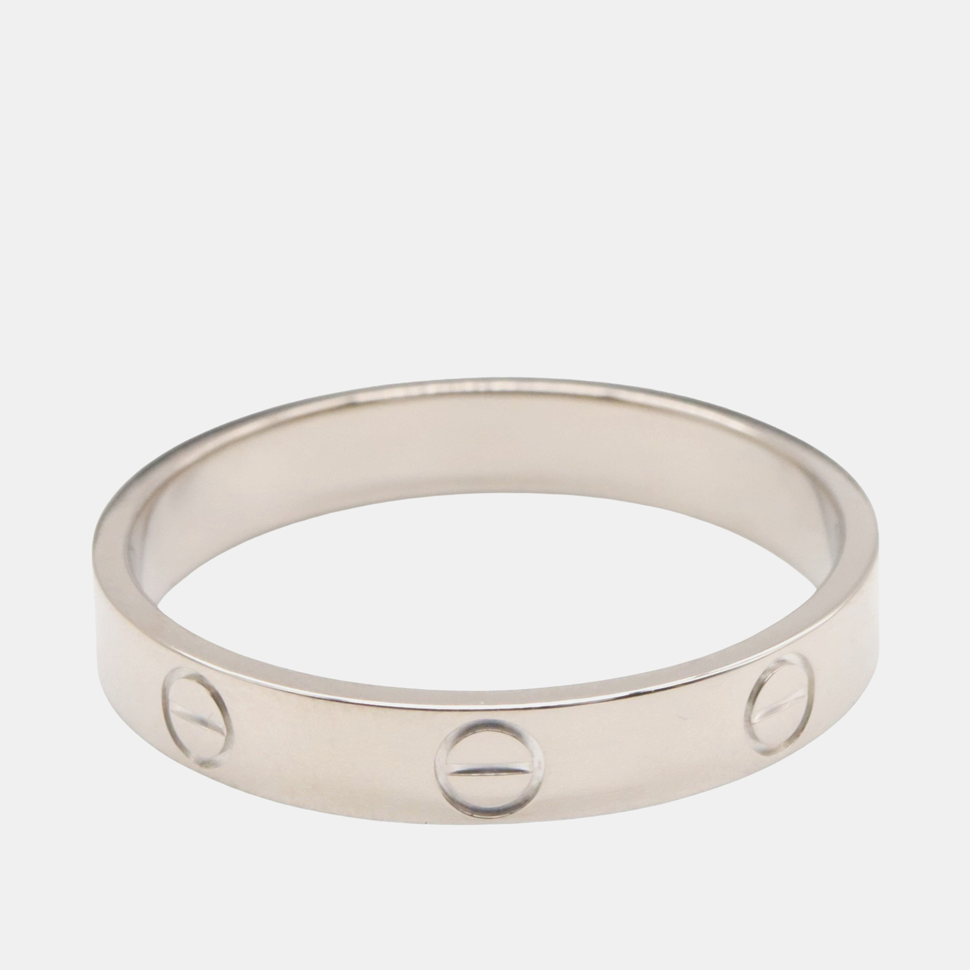 

Cartier Love 18K White Gold Band Ring EU