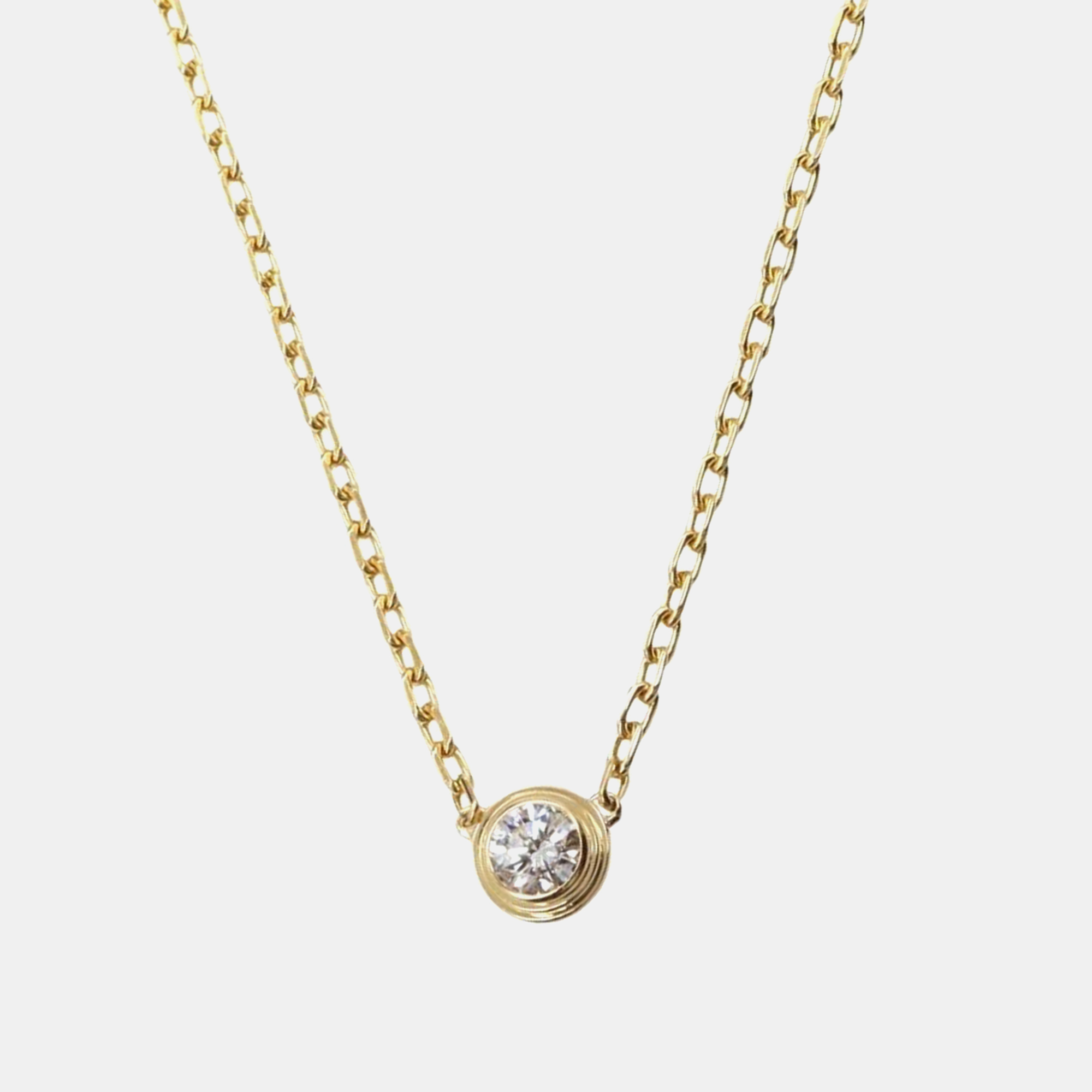 

Cartier D'amour 18K Yellow Gold Diamond Necklace