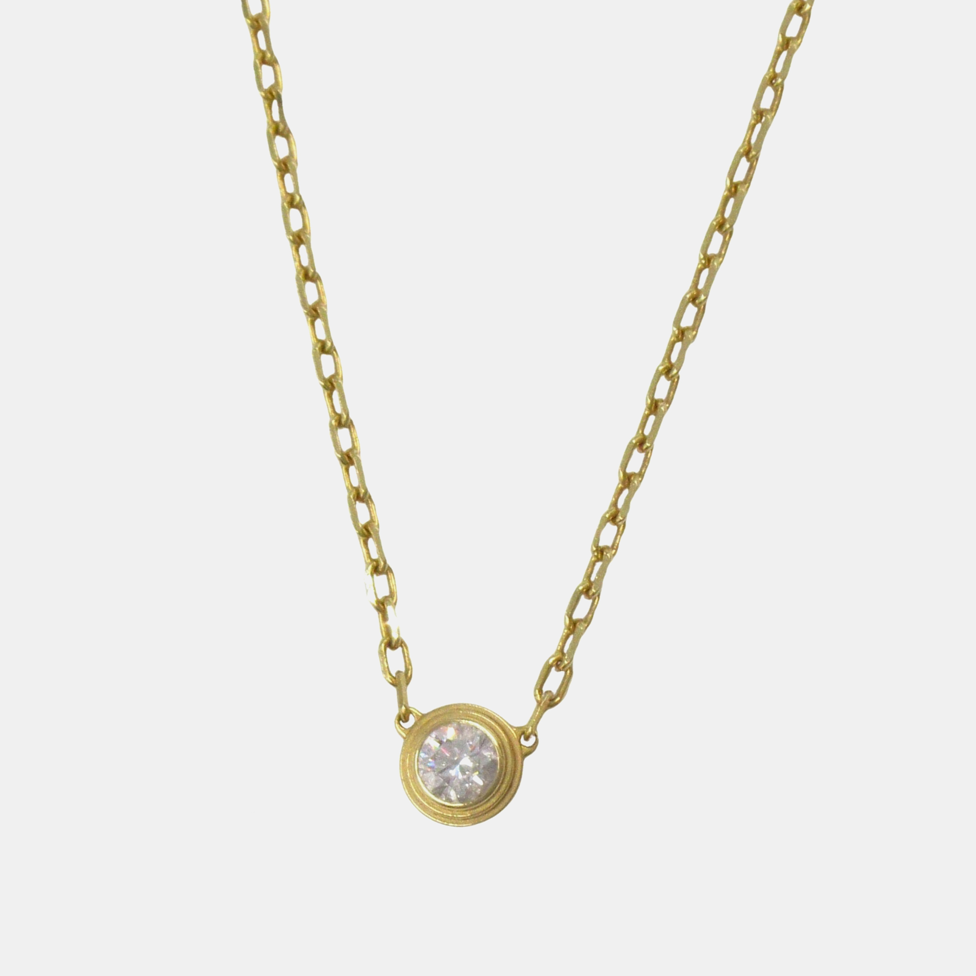 

Cartier D'amour 18K Yellow Gold and Diamond Pendant Necklace