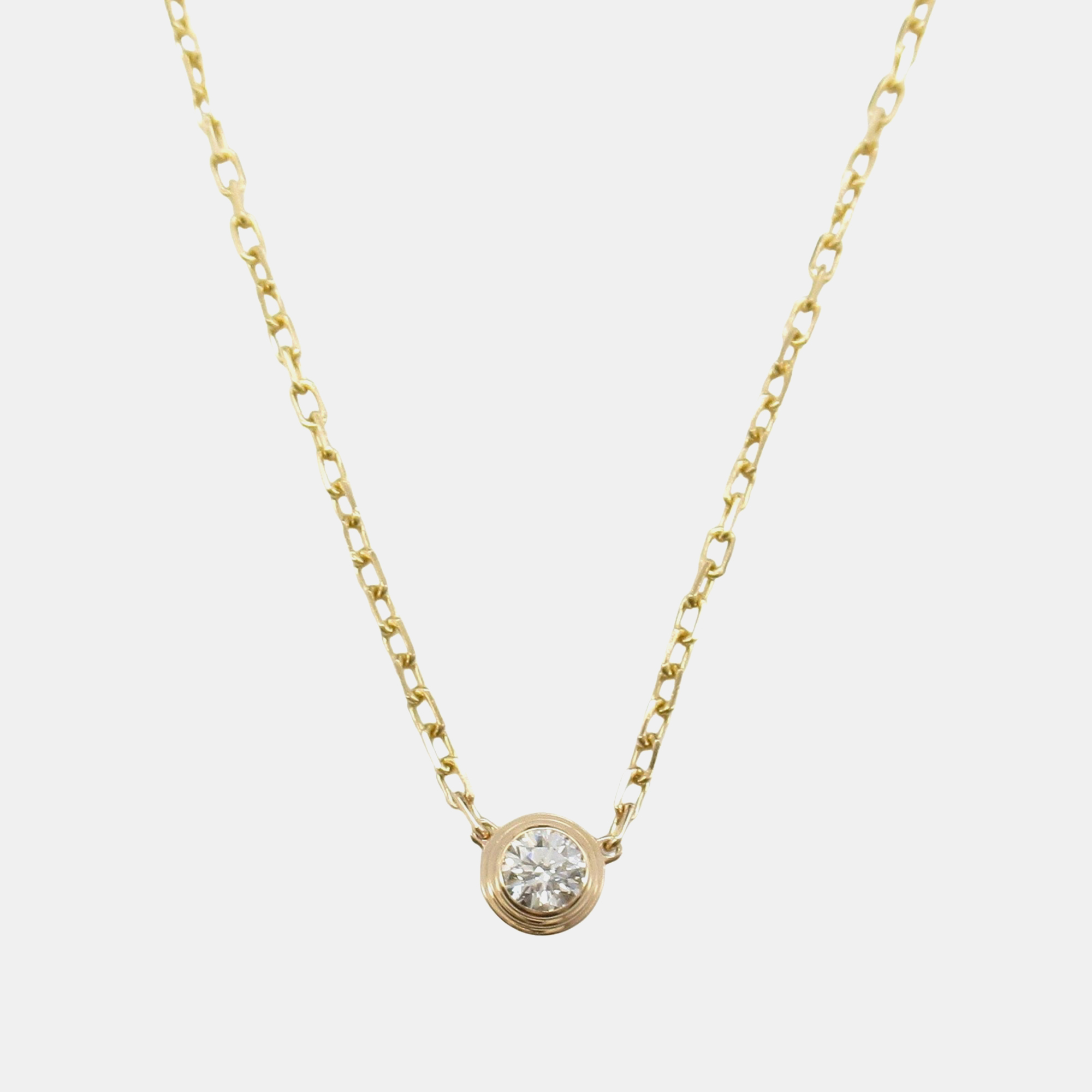

Cartier D'amour 18K Rose Gold Diamond Necklace