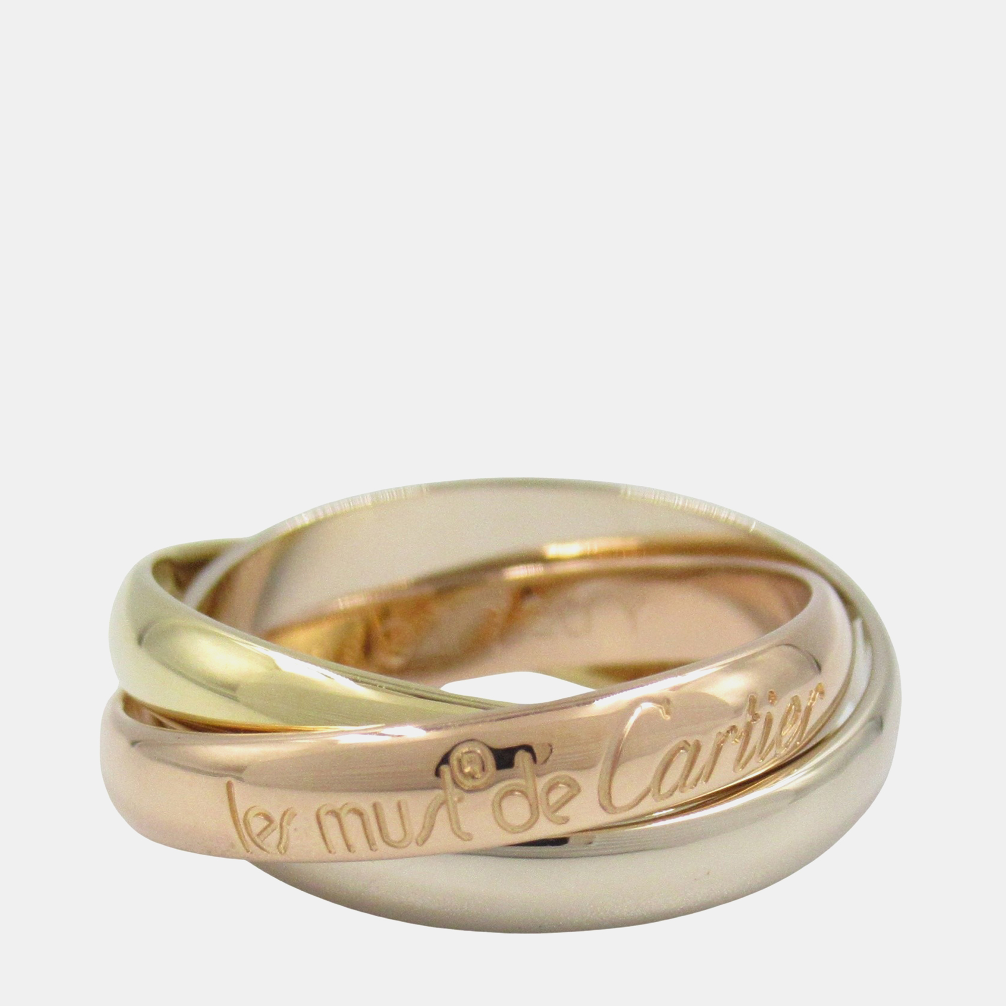 

Cartier Trinity 18K Yellow, Rose, White Gold Band Ring EU