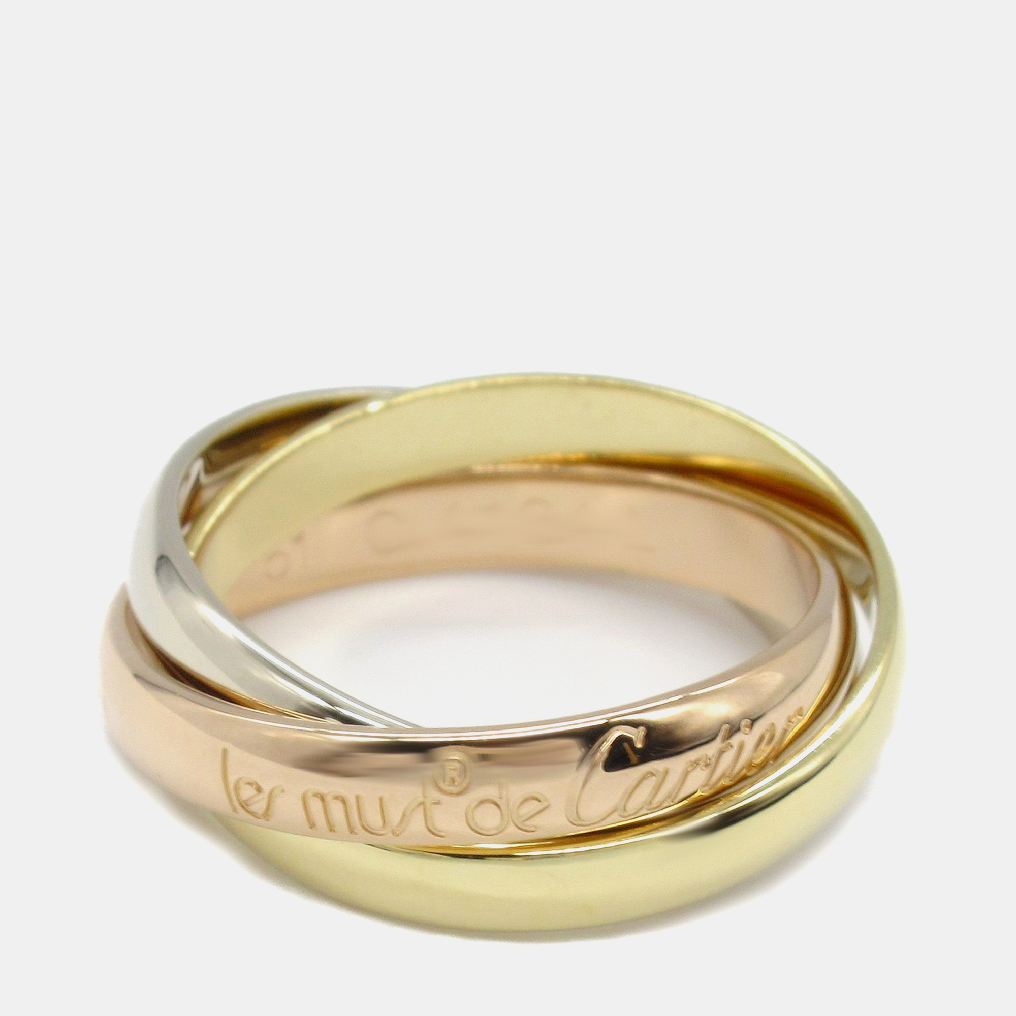 

Cartier Trinity 18K Yellow, Rose, White Gold Band Ring EU