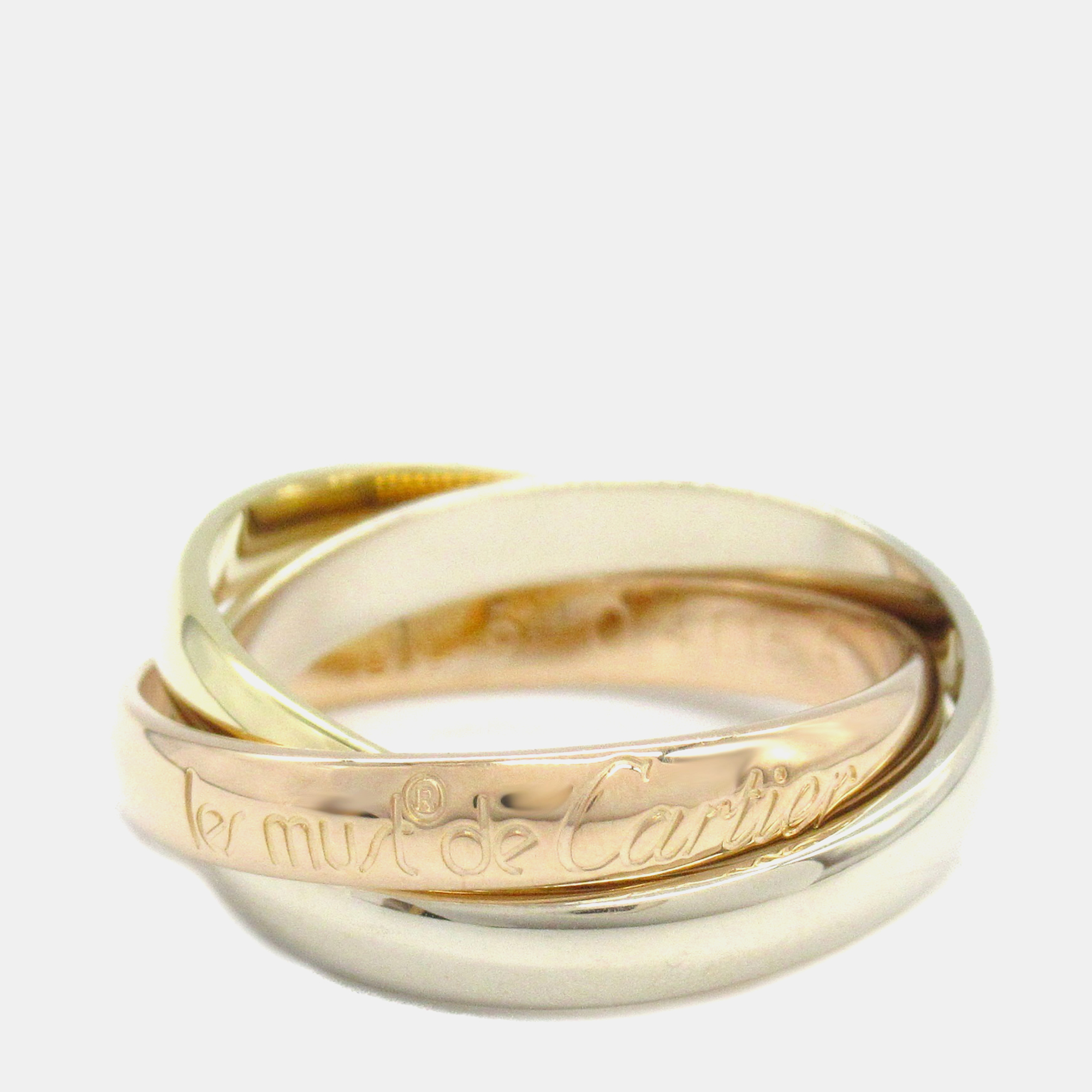 

Cartier Trinity 18K Yellow, Rose, White Gold Band Ring EU