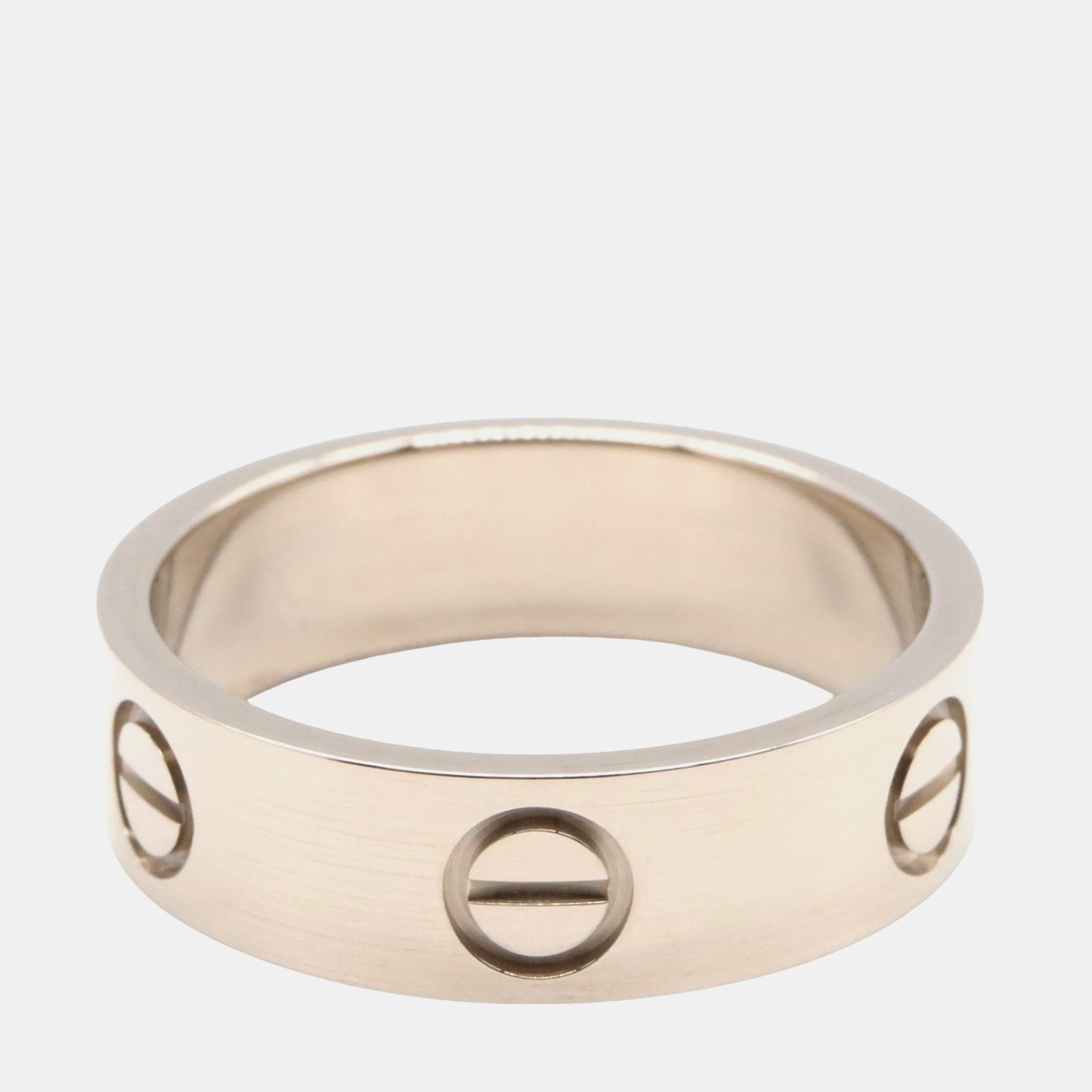 

Cartier Love 18K White Gold Band Ring EU