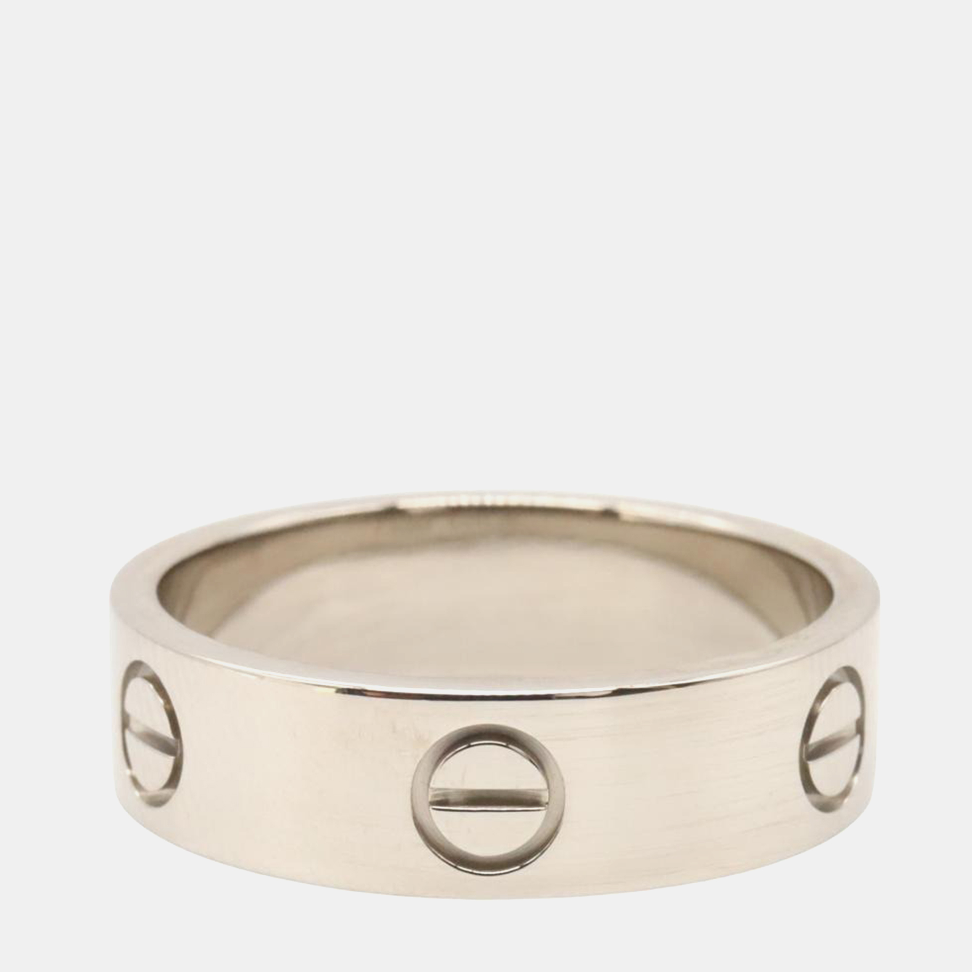 

Cartier Love 18K White Gold Band Ring EU